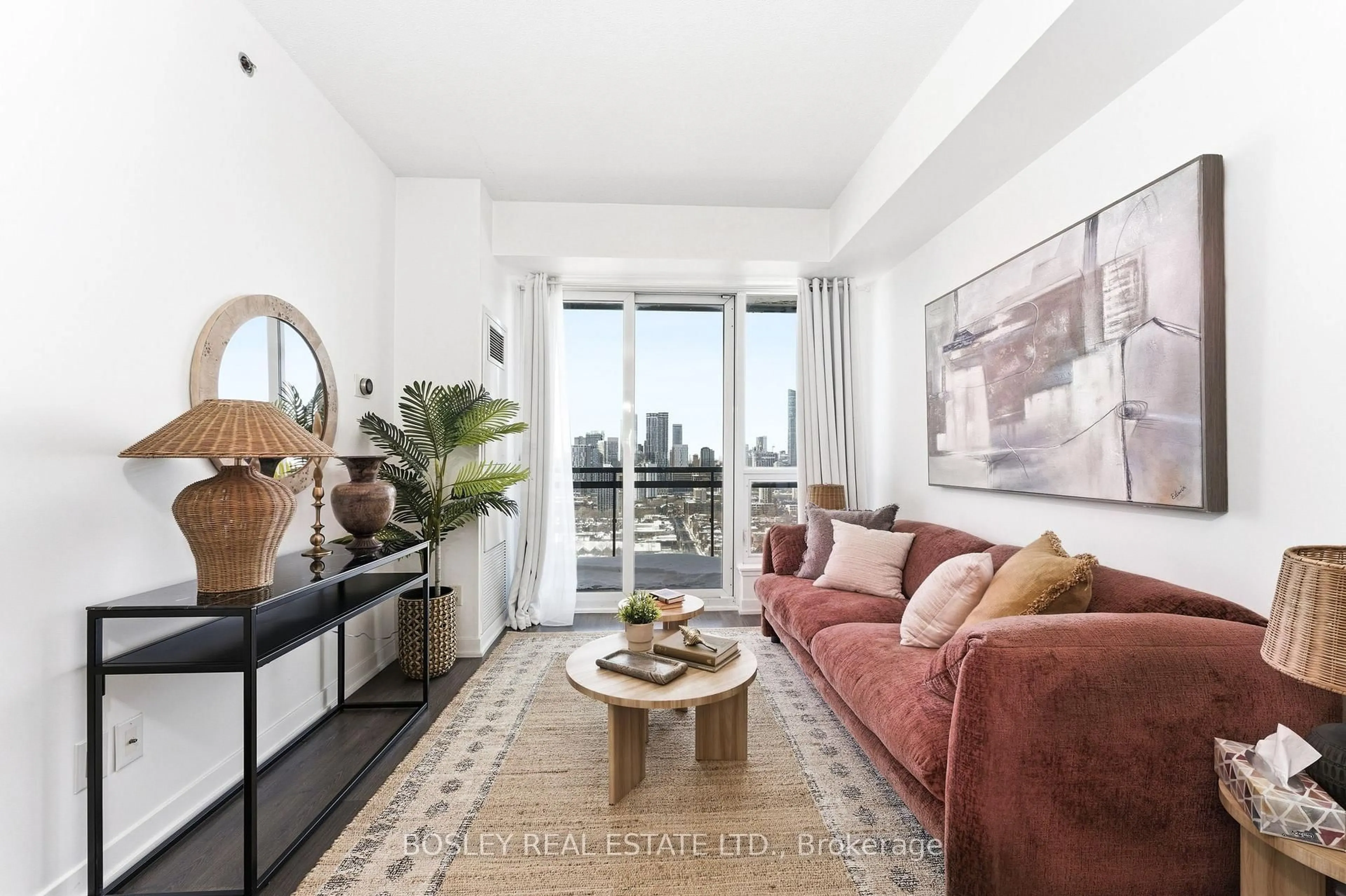 Living room with furniture, unknown for 225 Sackville St #2507, Toronto Ontario M5A 0B9