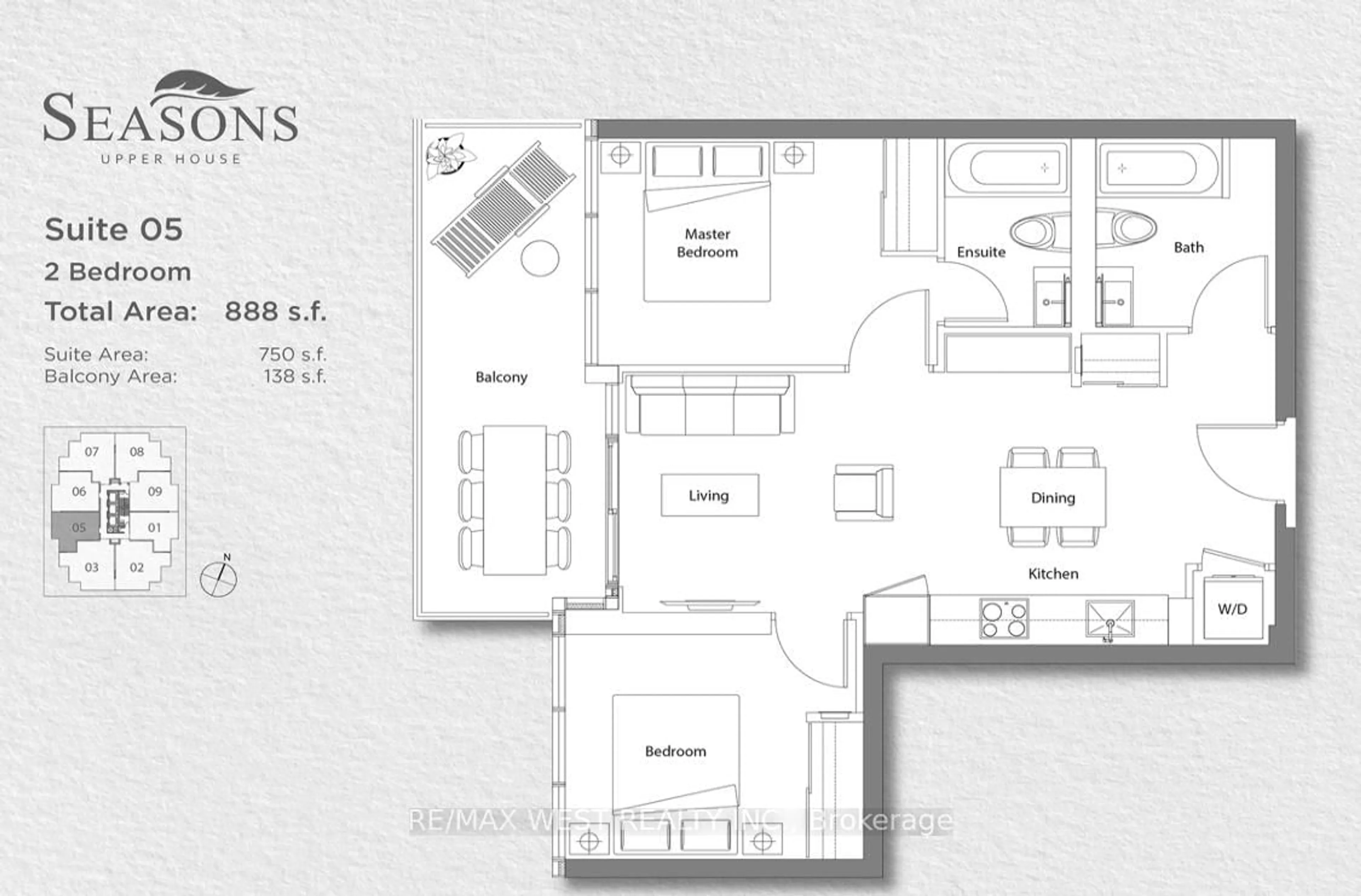 Floor plan for 95 Mcmahon Dr #3805, Toronto Ontario M2K 0H2