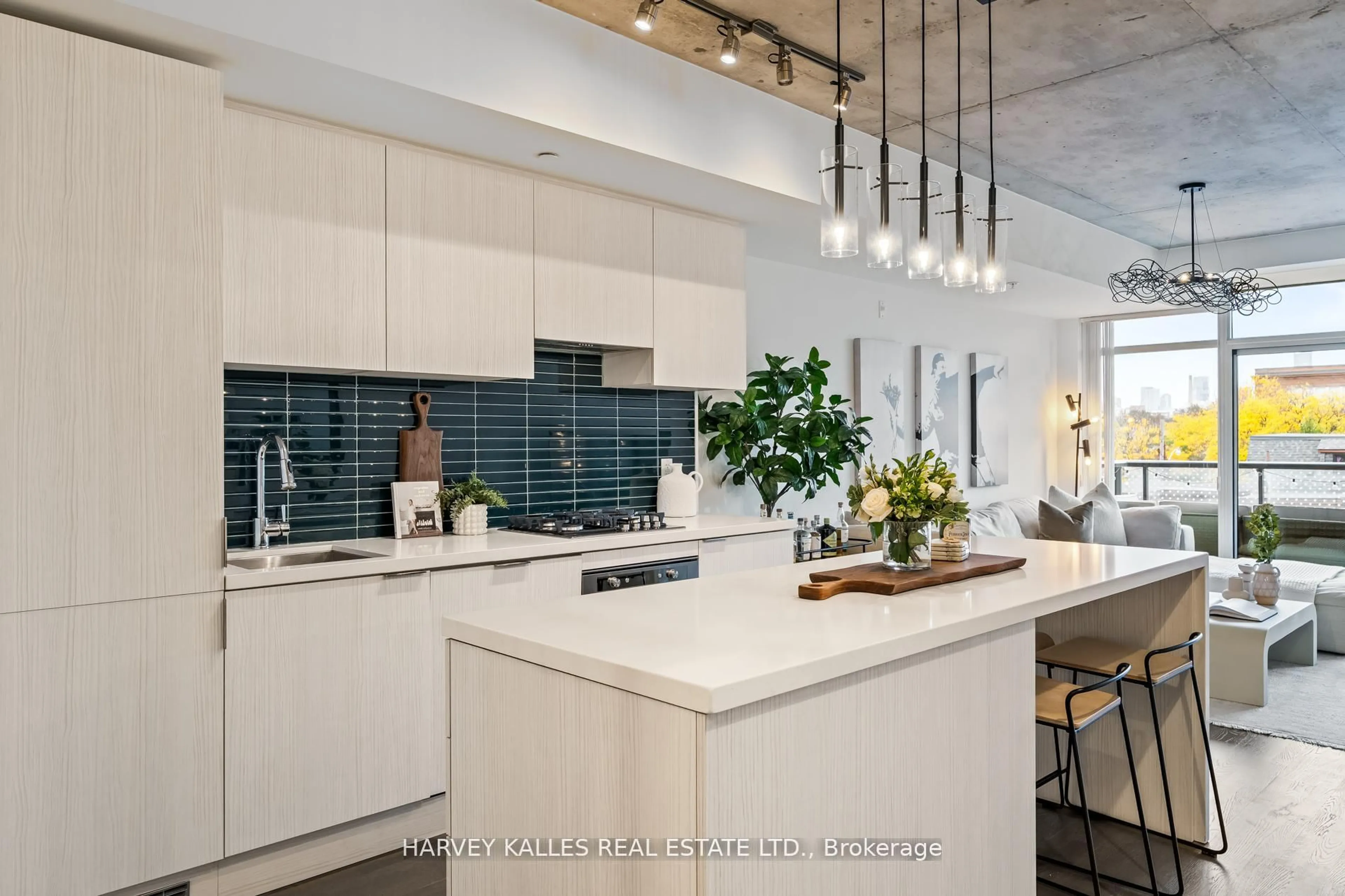 Contemporary kitchen, ceramic/tile floor for 109 Ossington Ave #318, Toronto Ontario M6J 0G1