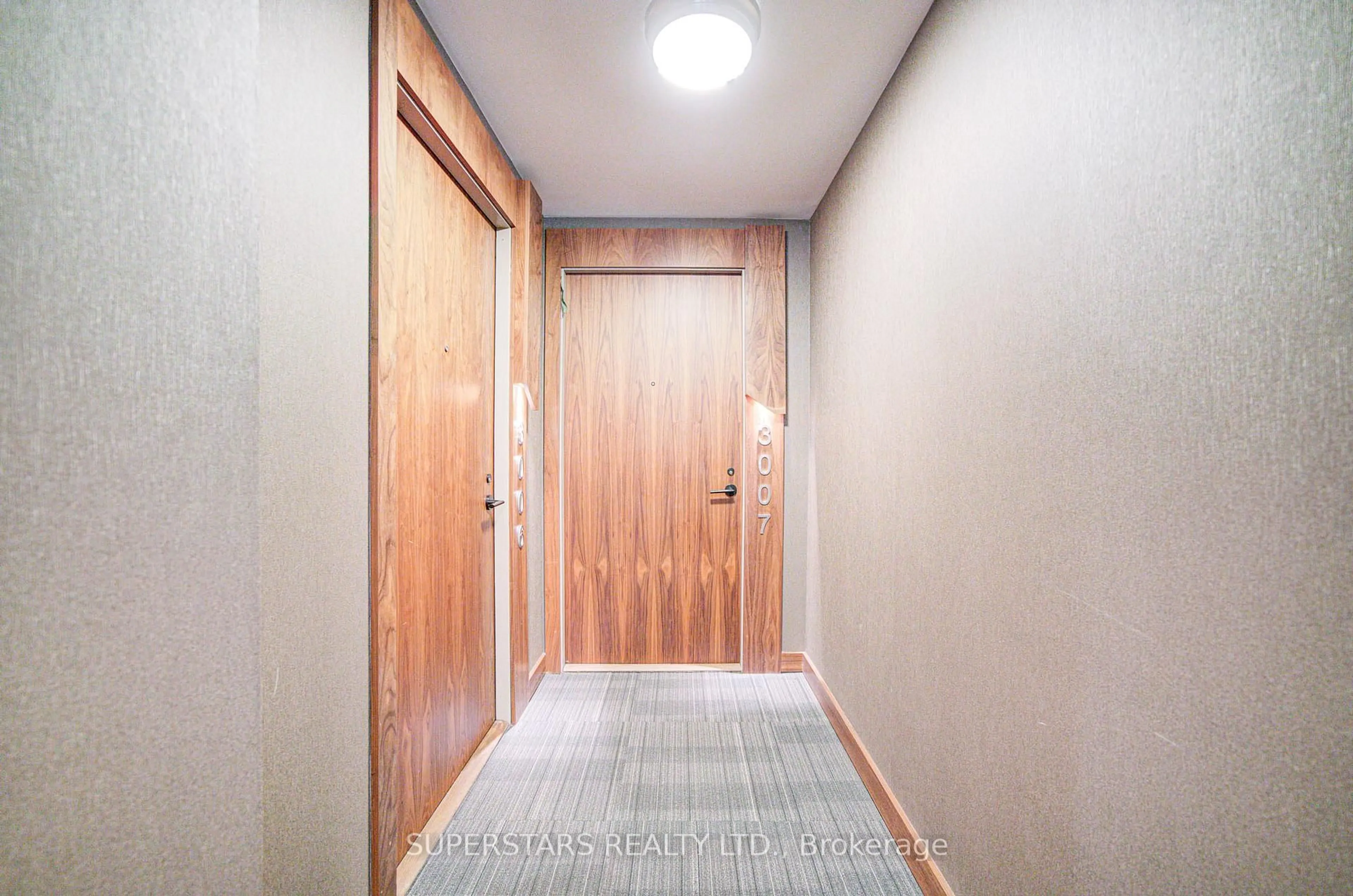 Indoor foyer for 6 Sonic Way #3007, Toronto Ontario M3C 0P1