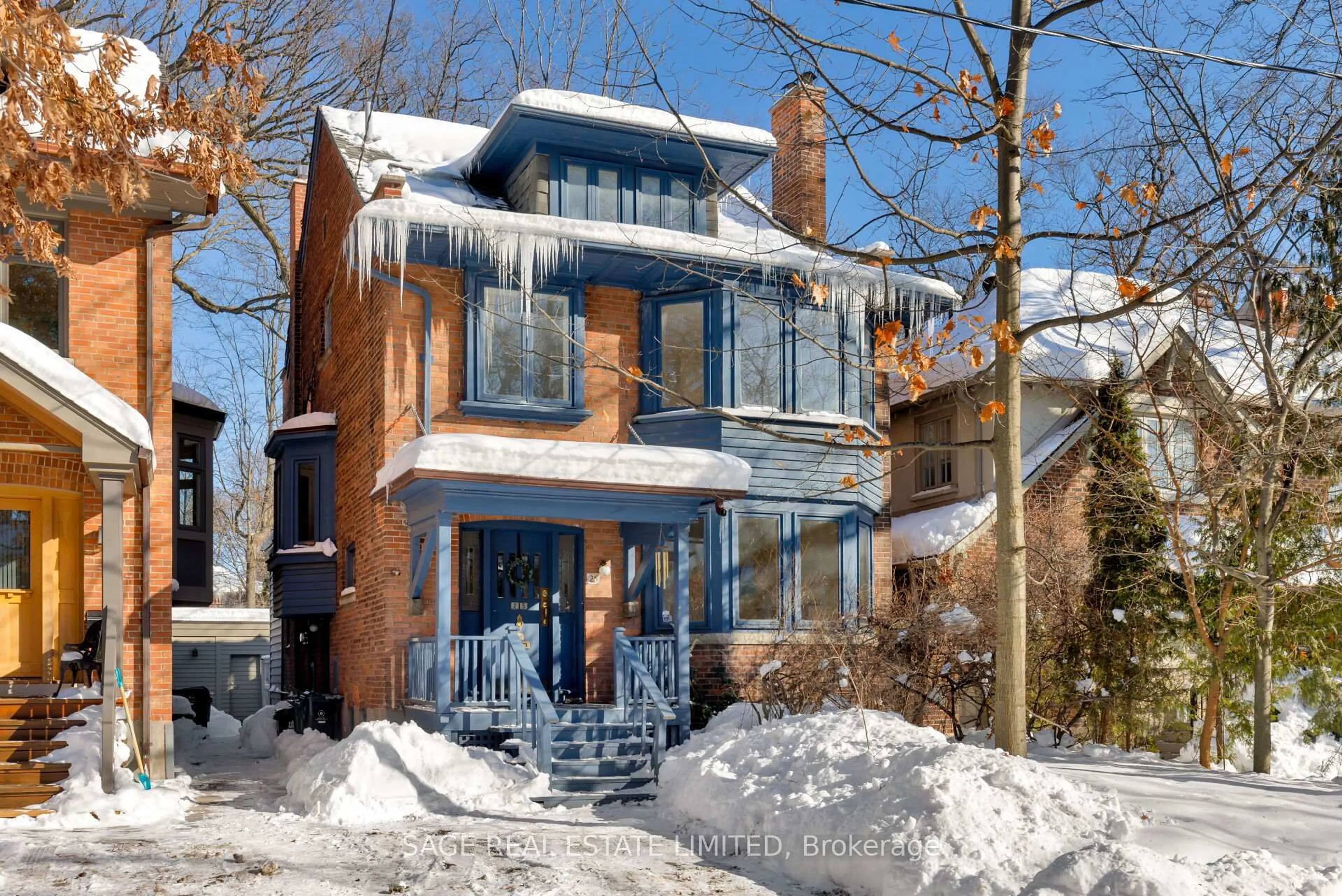 Home with brick exterior material, street for 25 wells hill Ave, Toronto Ontario M5R 3A5