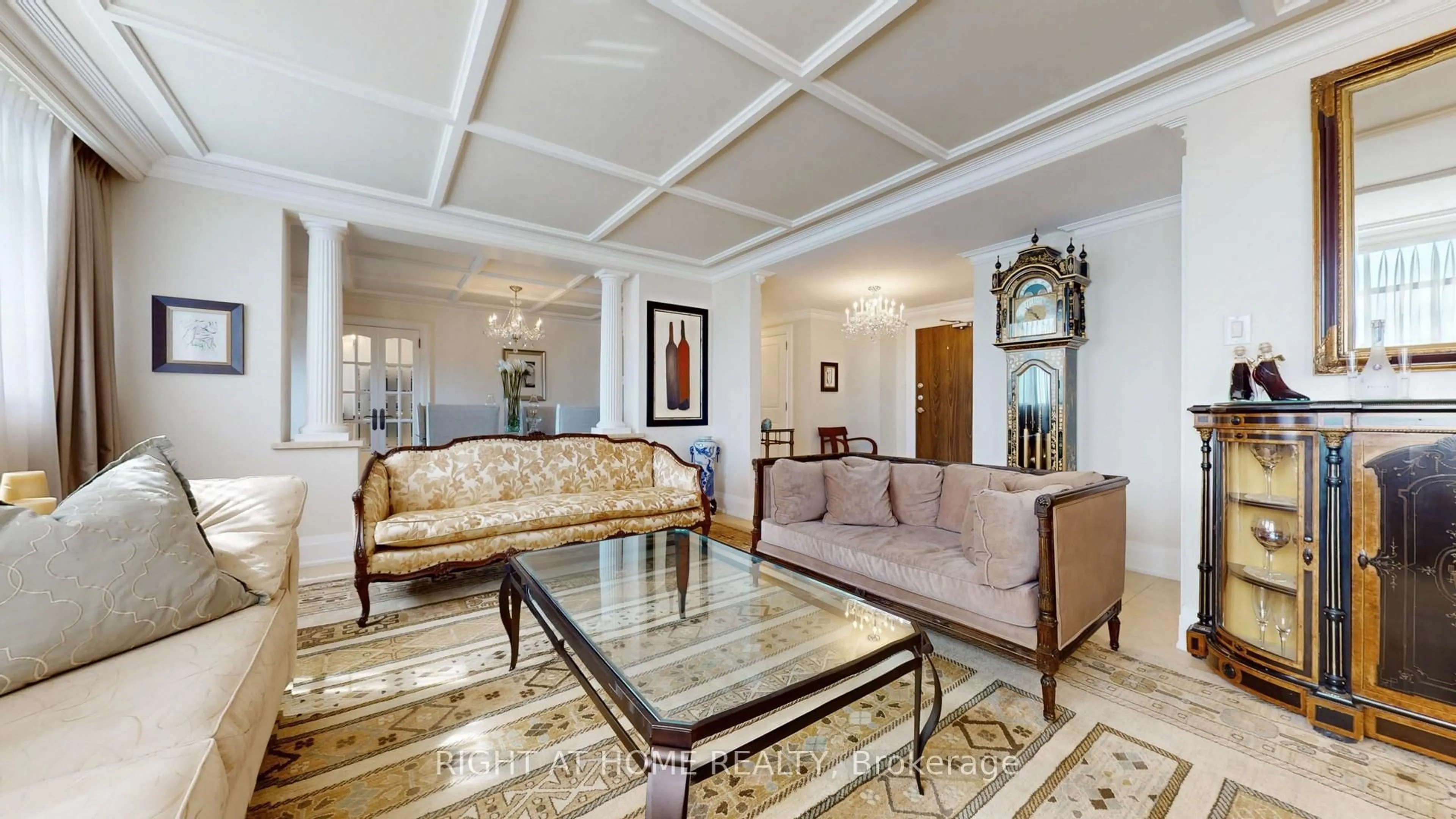 Living room with furniture, unknown for 100 Antibes Dr #2805, Toronto Ontario M2R 3N1