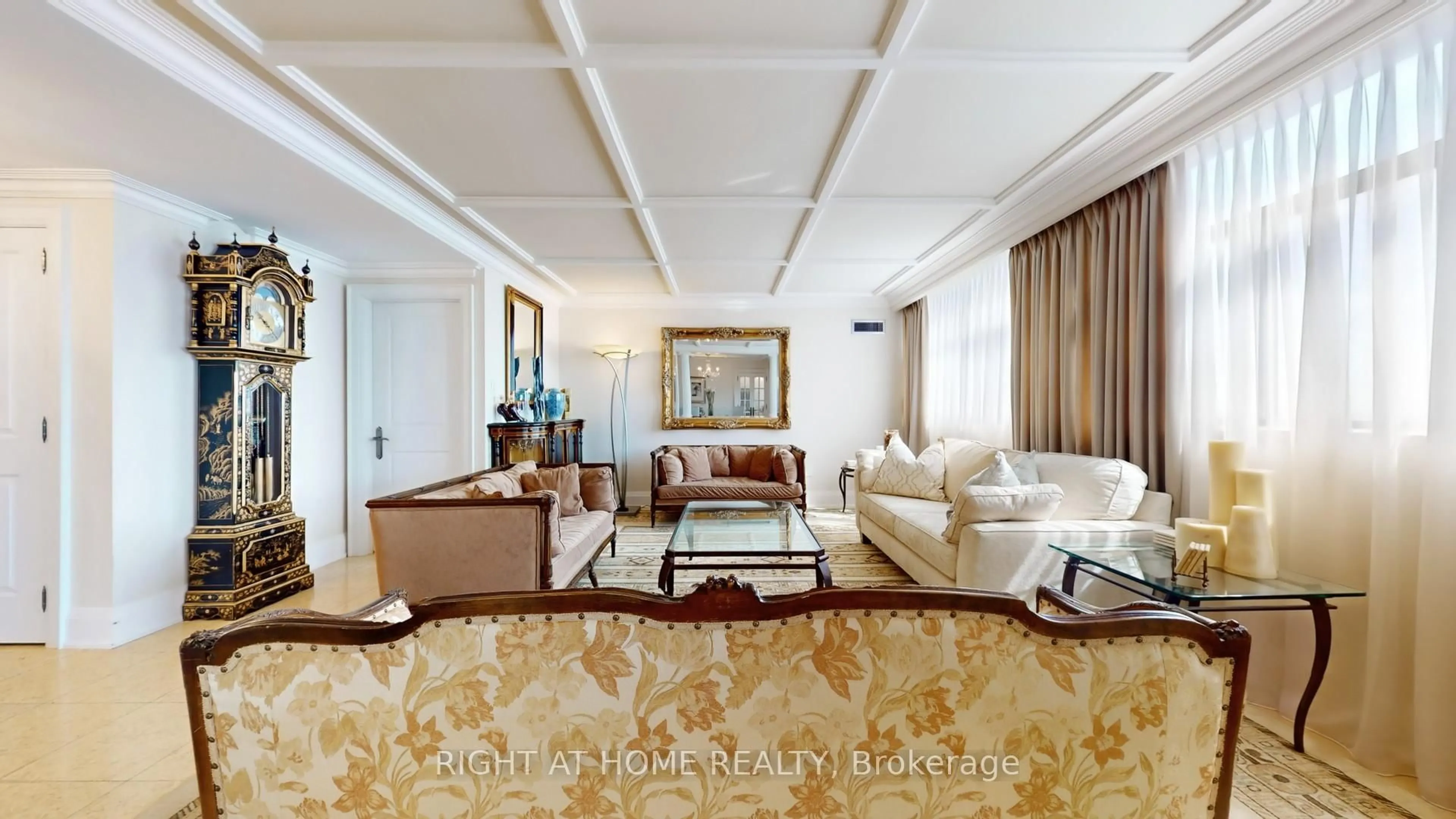 Living room with furniture, unknown for 100 Antibes Dr #2805, Toronto Ontario M2R 3N1