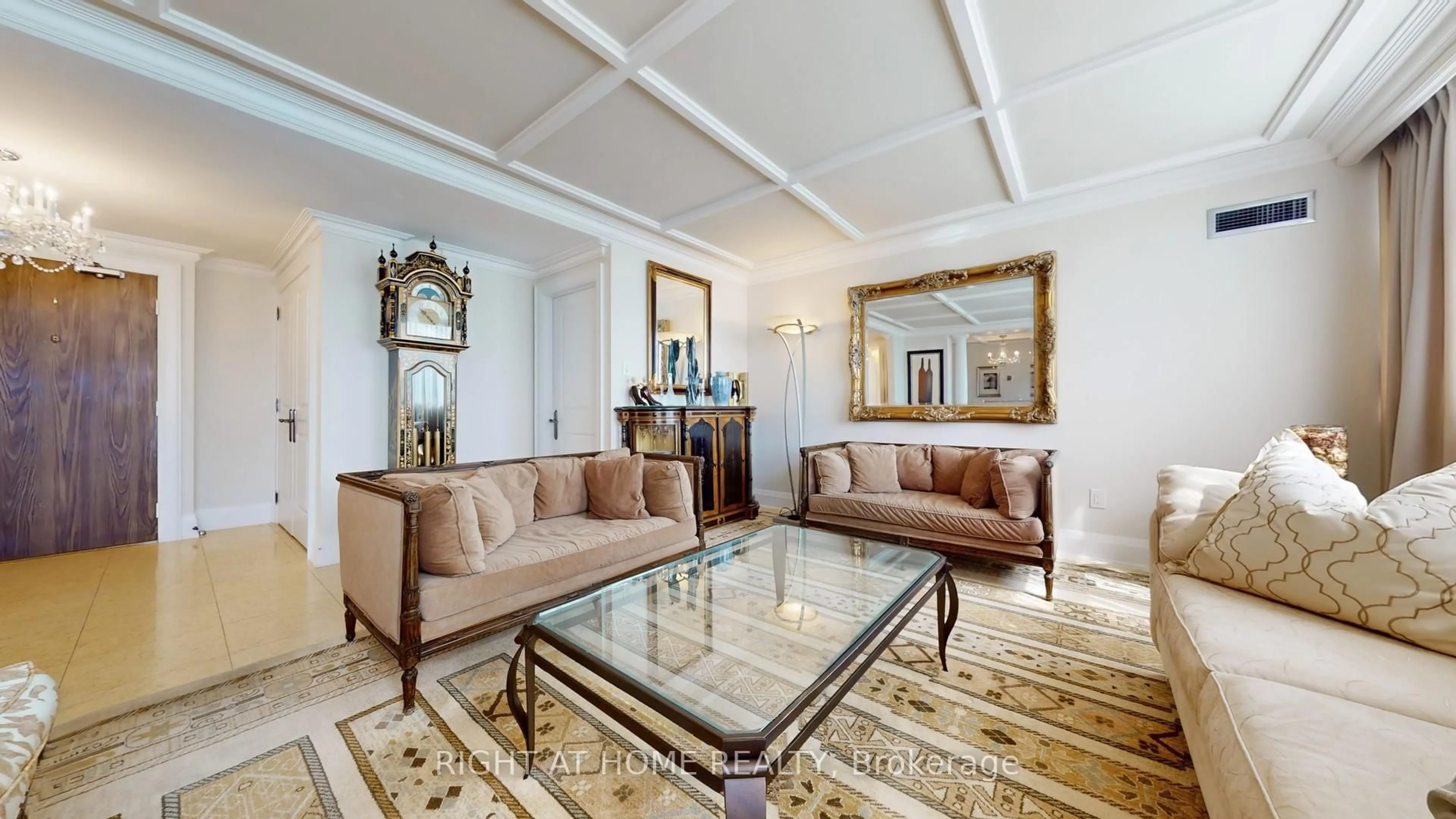 Living room with furniture, unknown for 100 Antibes Dr #2805, Toronto Ontario M2R 3N1