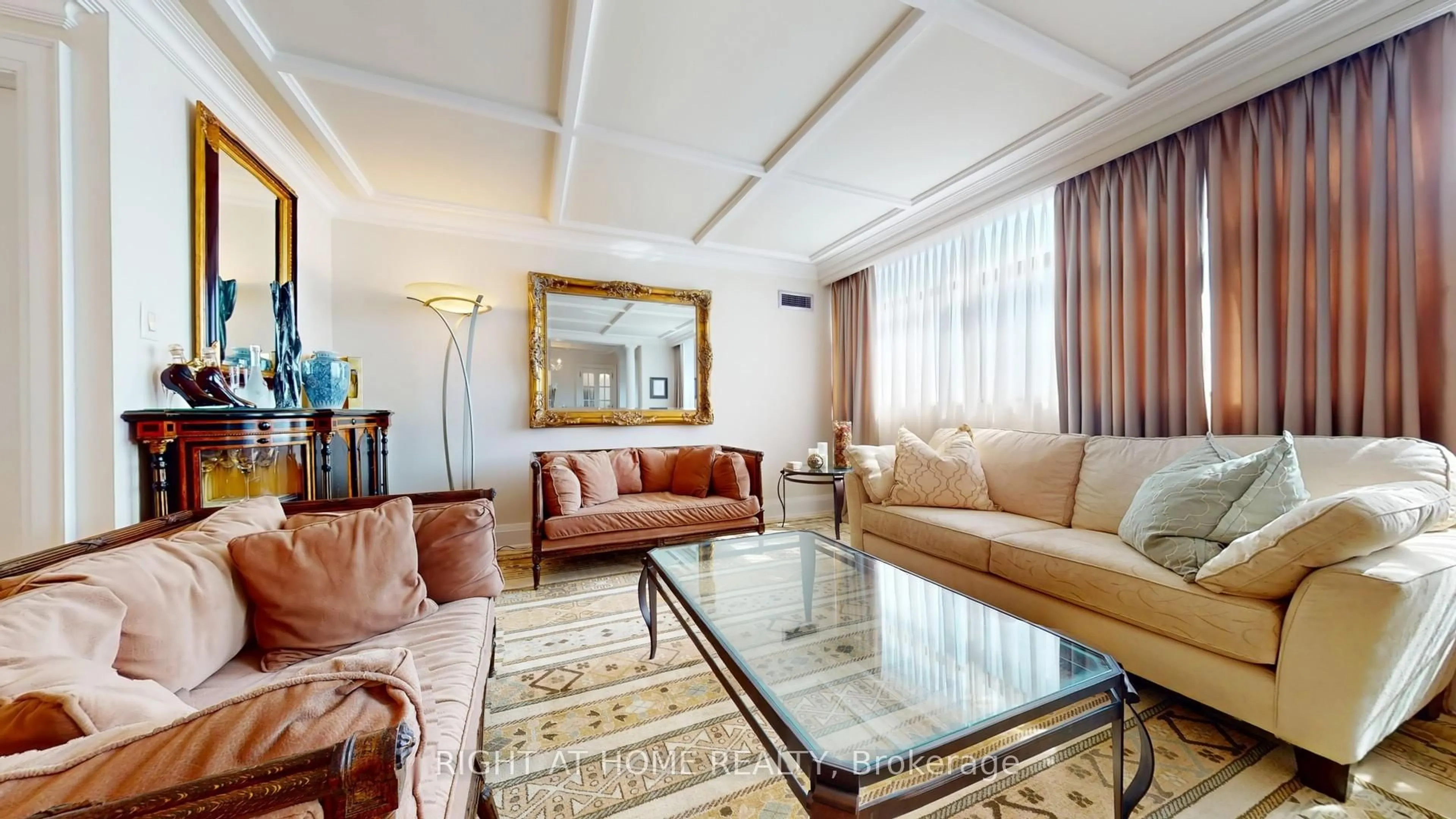 Living room with furniture, unknown for 100 Antibes Dr #2805, Toronto Ontario M2R 3N1