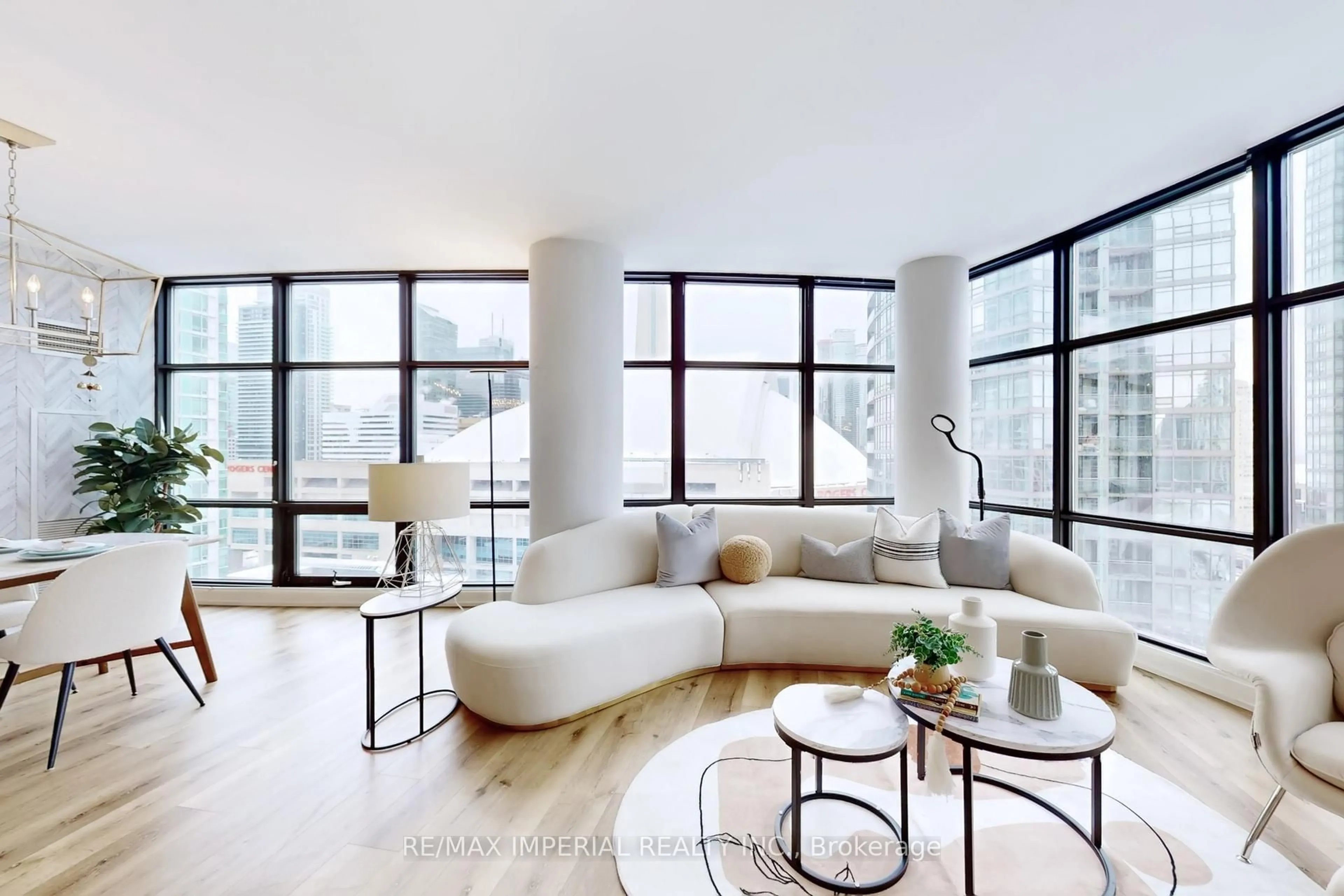 Living room with furniture, unknown for 10 Navy Wharf Crt #1909, Toronto Ontario M5V 3V2