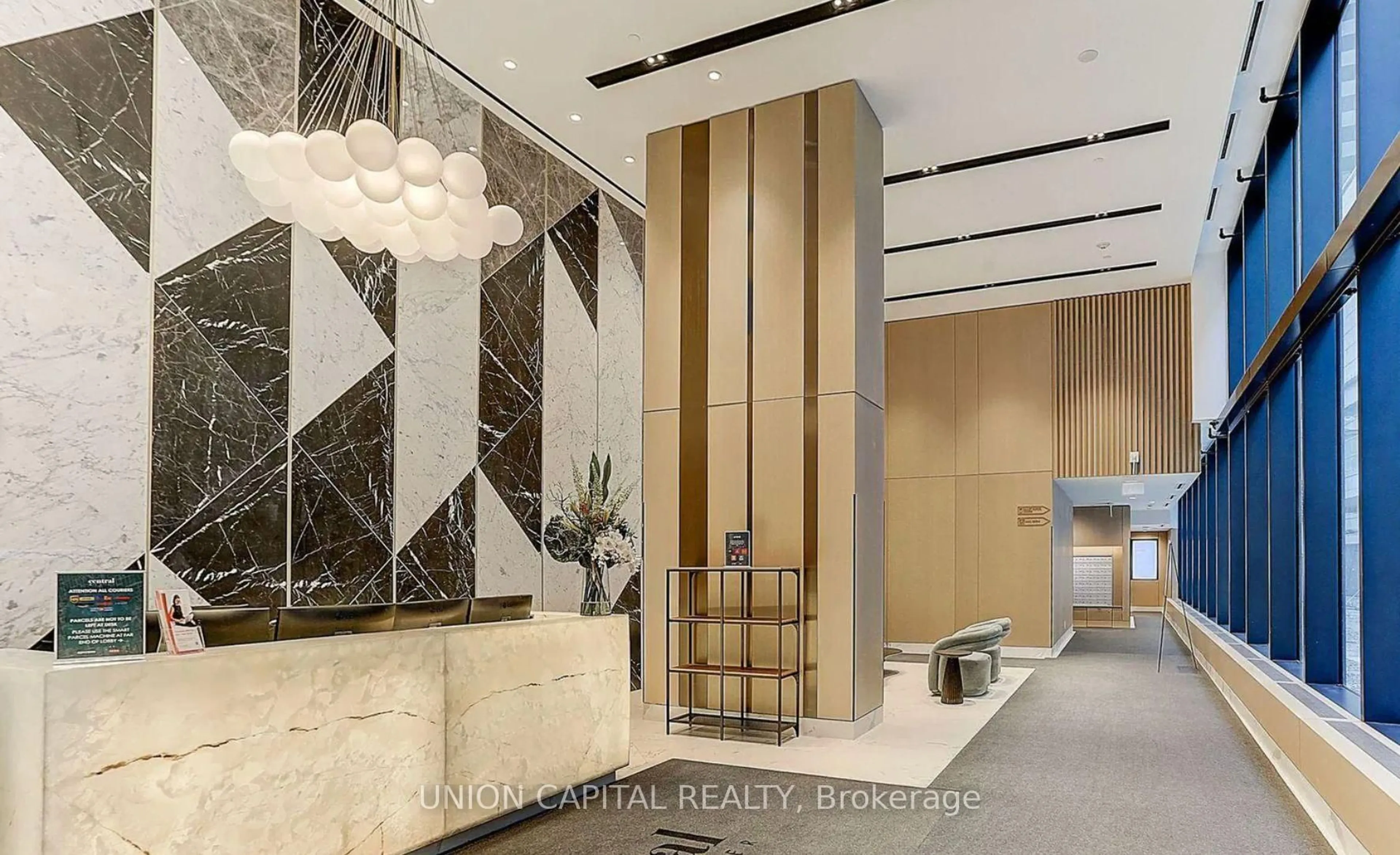 Lobby for 38 Widmer St #4502, Toronto Ontario M5V 0P7