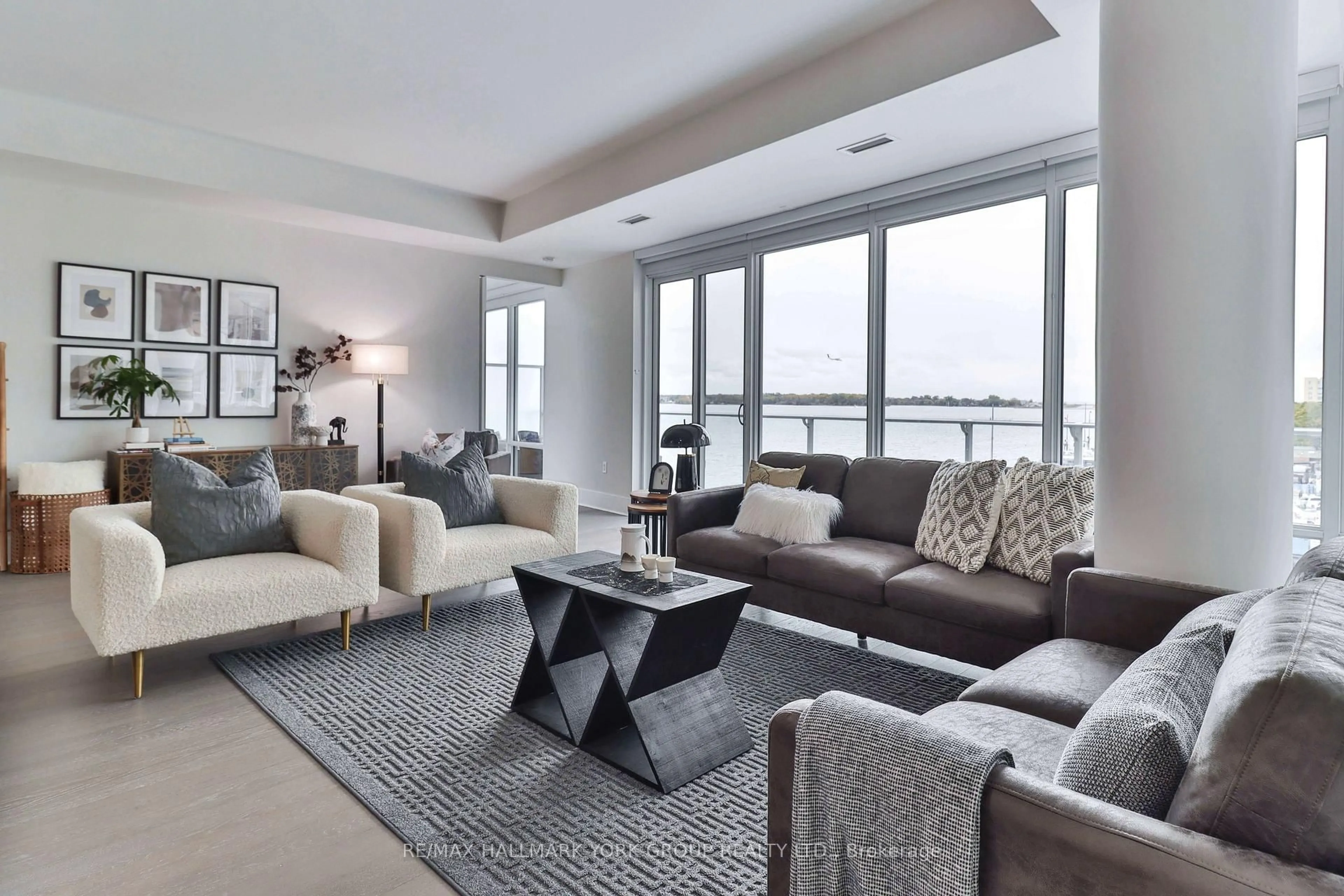 Living room with furniture, unknown for 29 Queens Quay #505, Toronto Ontario M5E 0A4