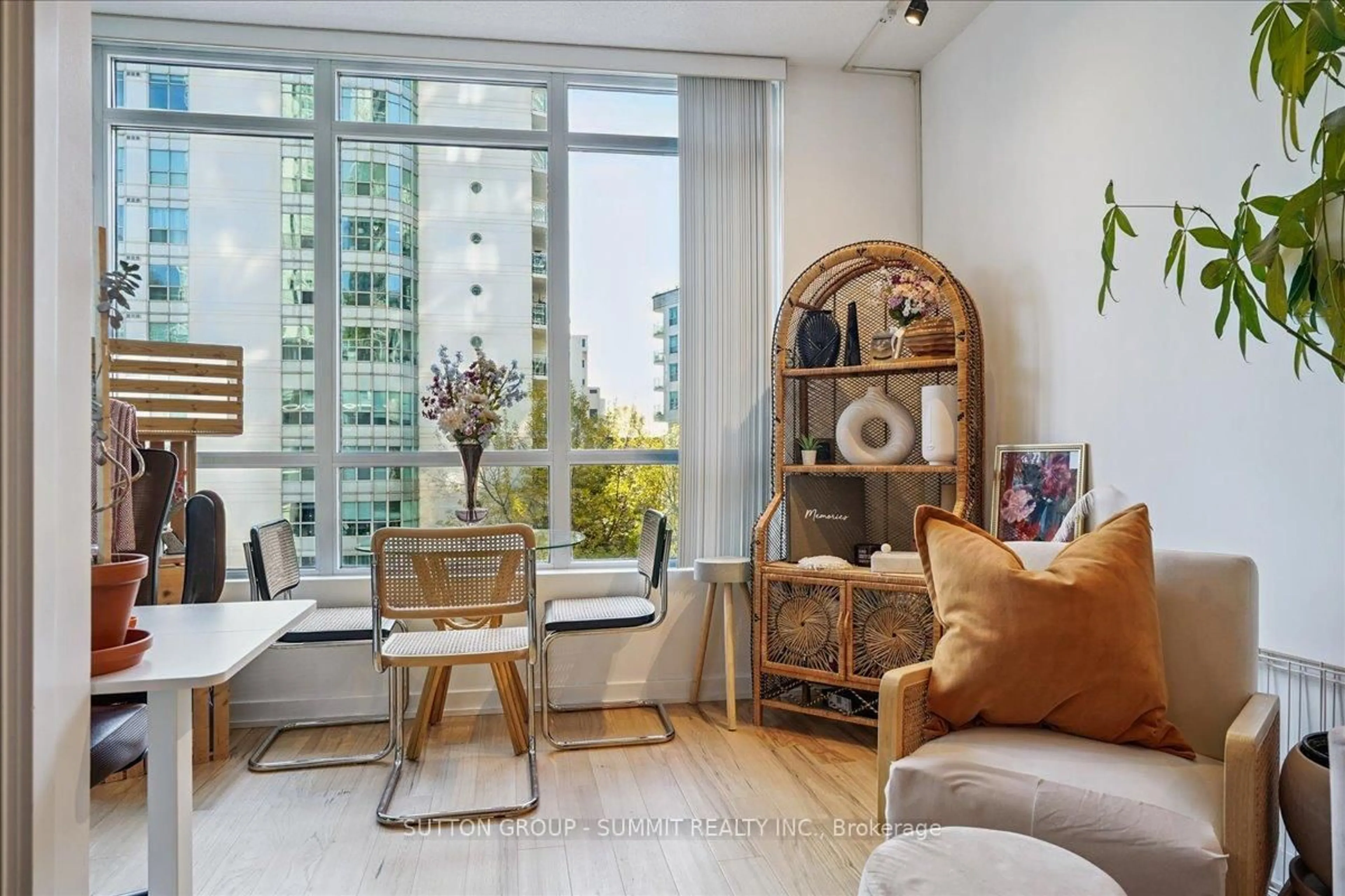 Living room with furniture, unknown for 38 Dan Leckie Way #515, Toronto Ontario M5V 2V6