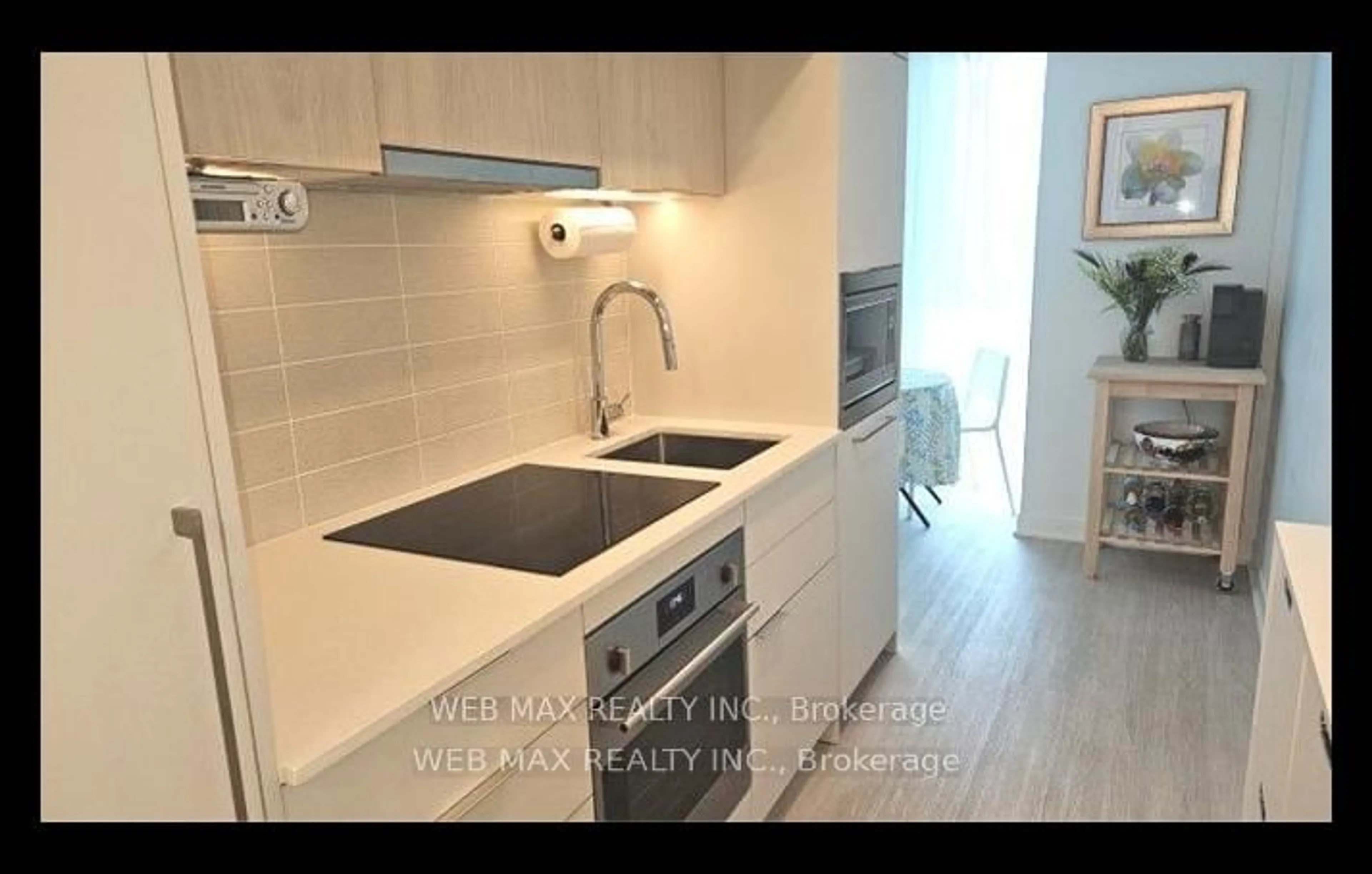 Contemporary kitchen, ceramic/tile floor for 185 Alberta Ave #401, Toronto Ontario M6C 0A5