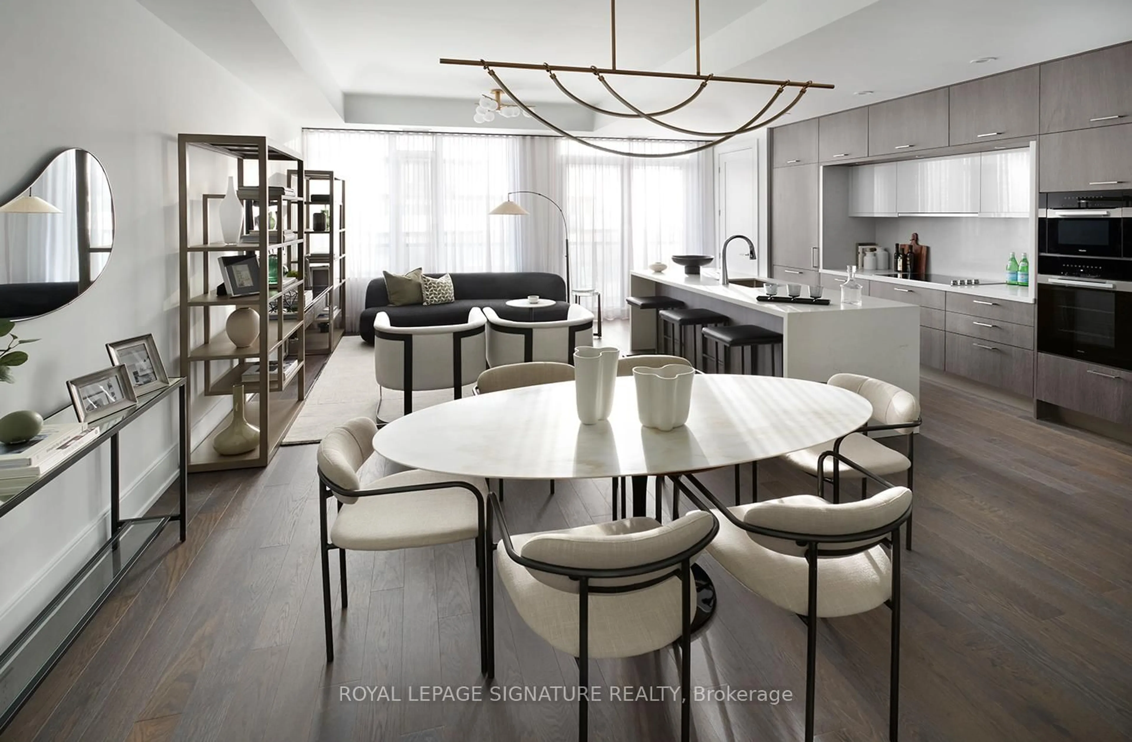 Contemporary kitchen, ceramic/tile floor for 480 Front St #GPH9, Toronto Ontario M5V 0K5