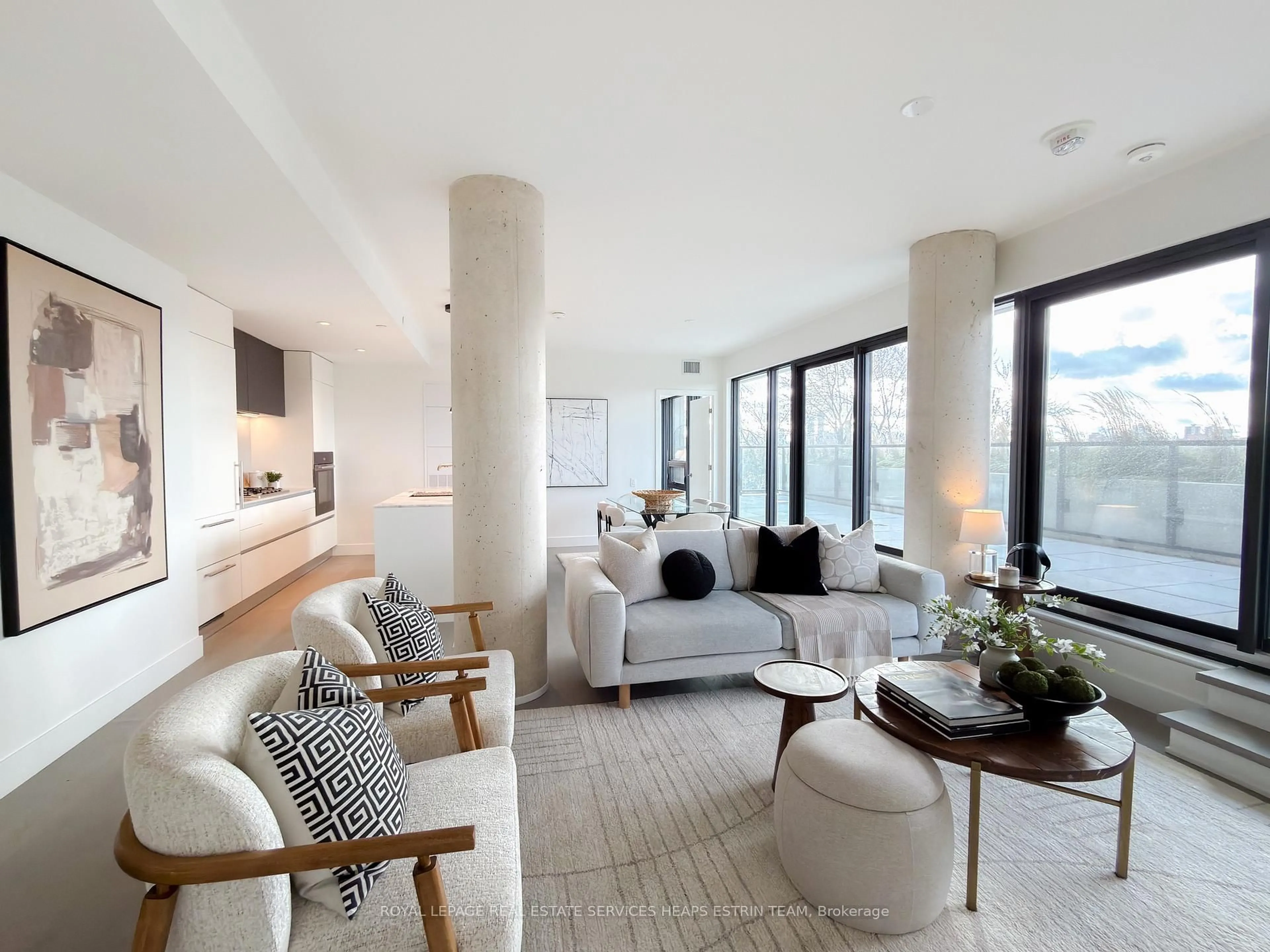 Living room with furniture, unknown for 1414 Bayview Ave #606, Toronto Ontario M4G 3A7