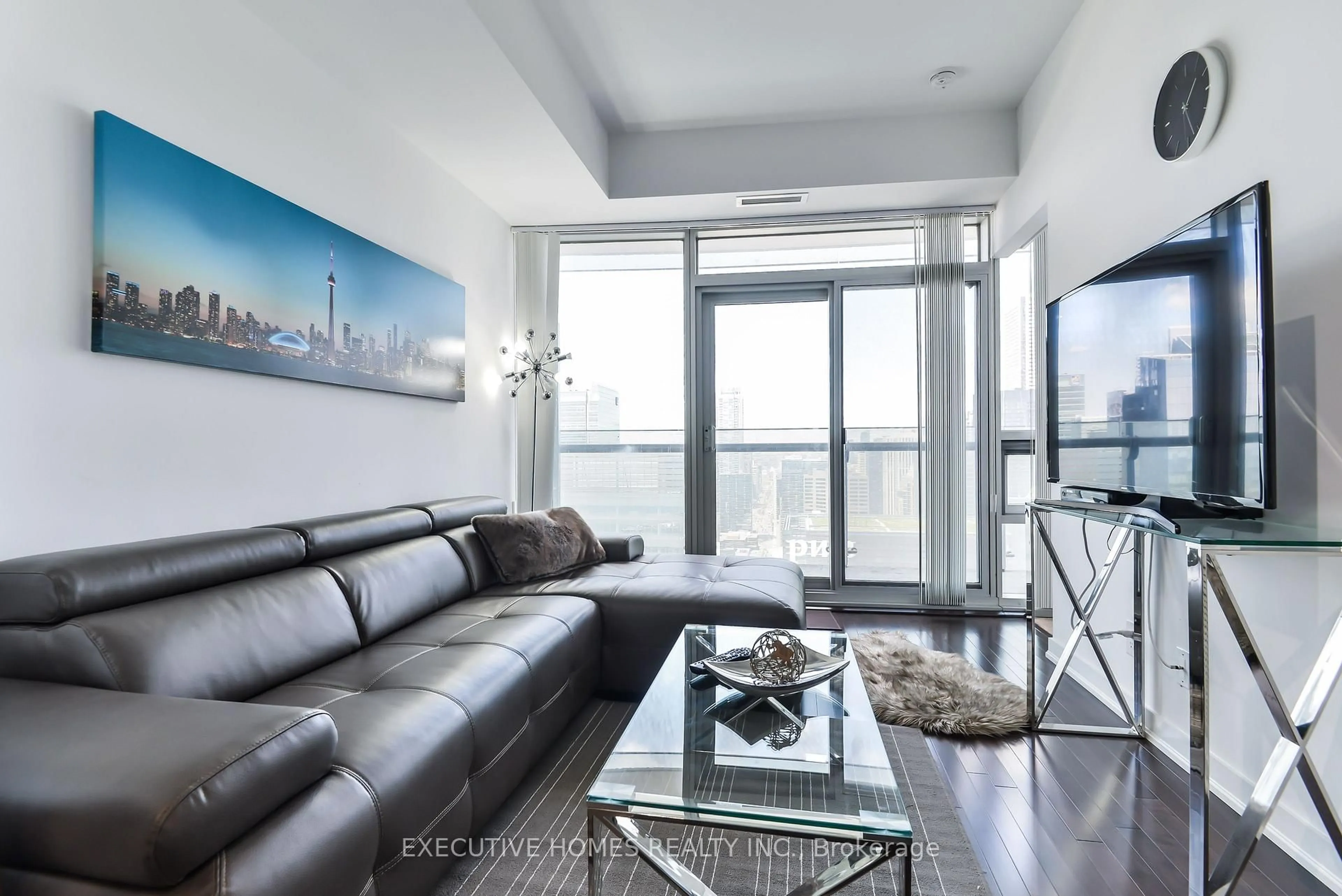 Living room with furniture, unknown for 12 York St #4209, Toronto Ontario M5J 0A9