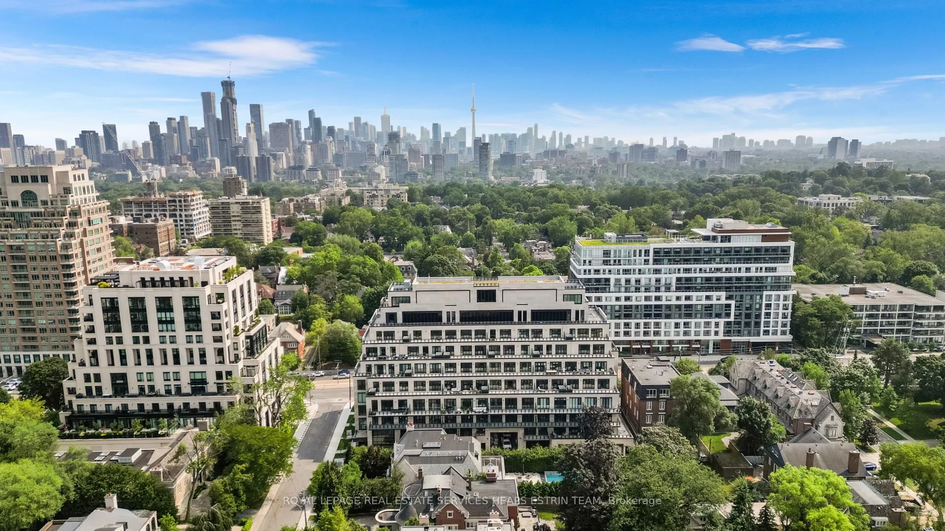 A pic from outside/outdoor area/front of a property/back of a property/a pic from drone, city buildings view from balcony for 2 Forest Hill Rd #Suite 411, Toronto Ontario M4V 2L3