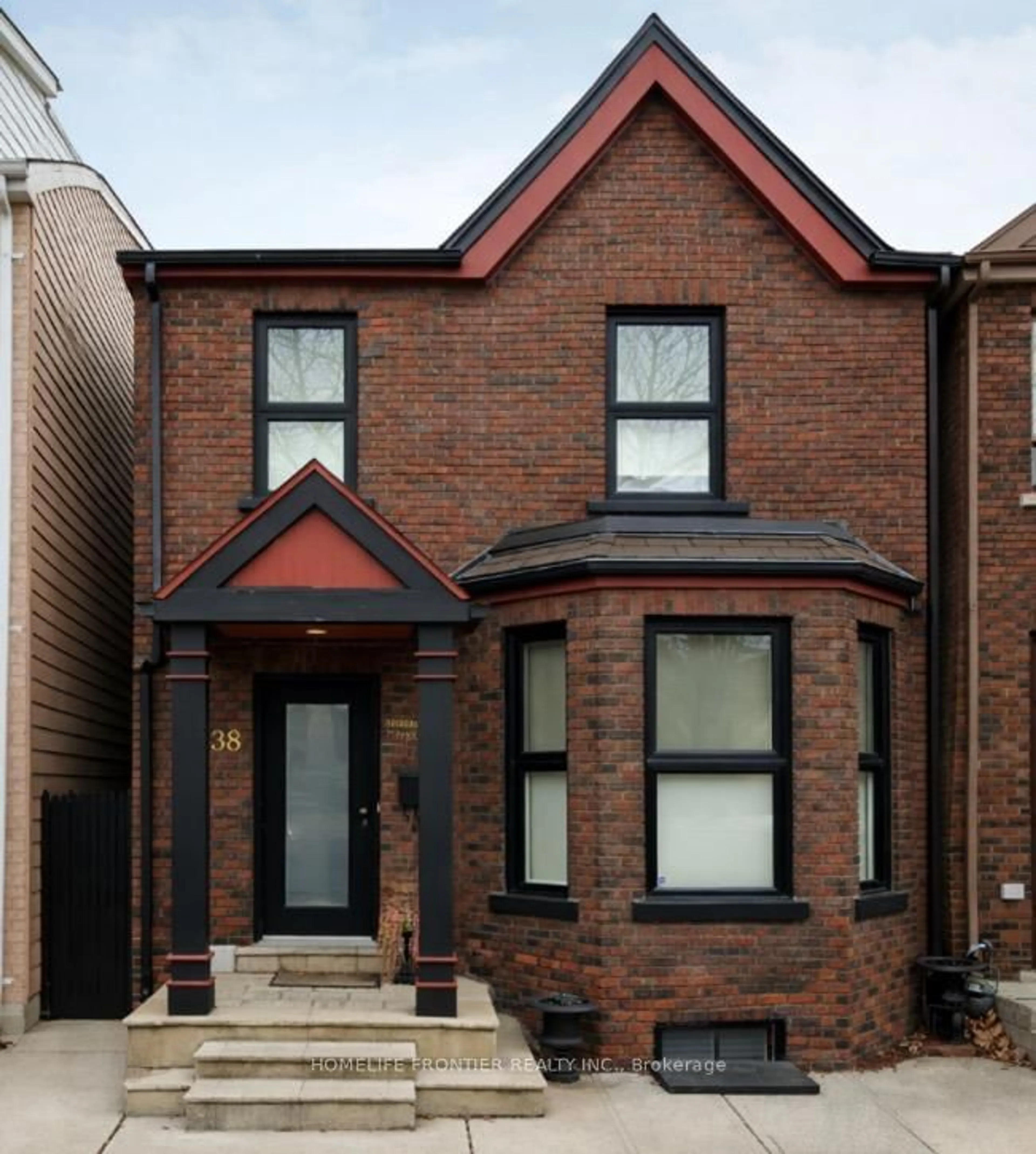 Home with brick exterior material, street for 38 Henderson Ave, Toronto Ontario M6J 2B8