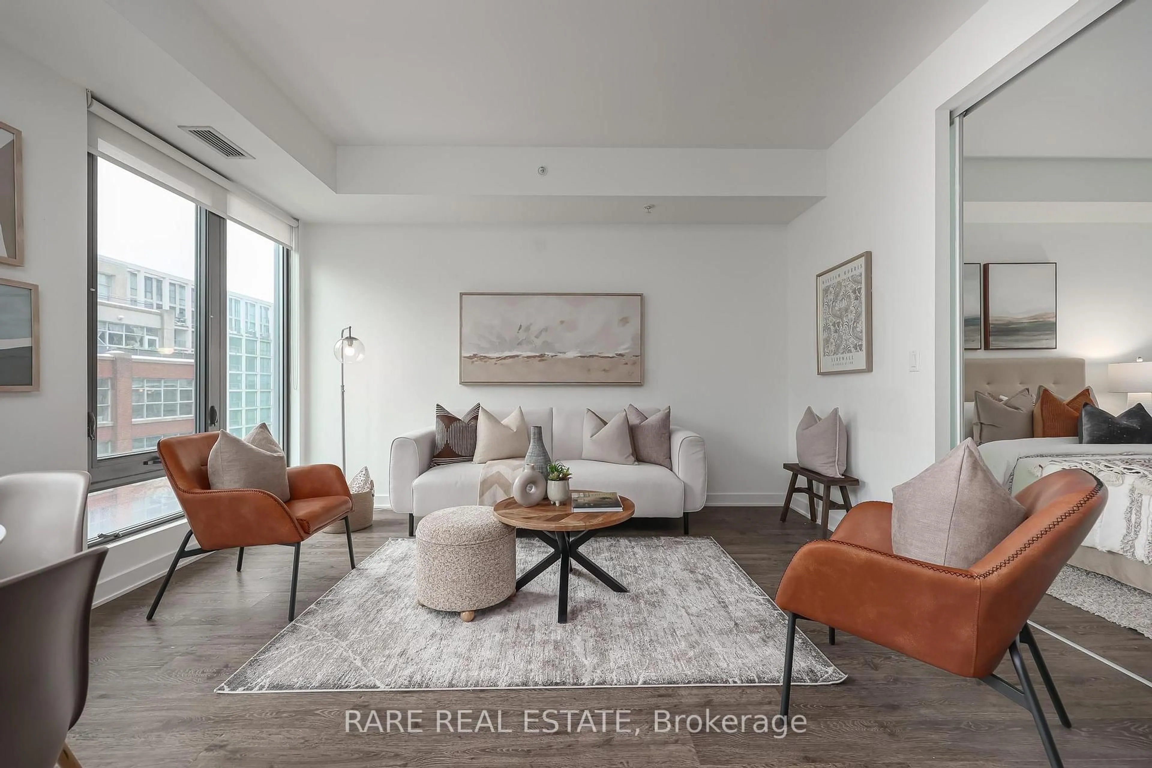 Living room with furniture, unknown for 32 Camden St #711, Toronto Ontario M5V 0G4