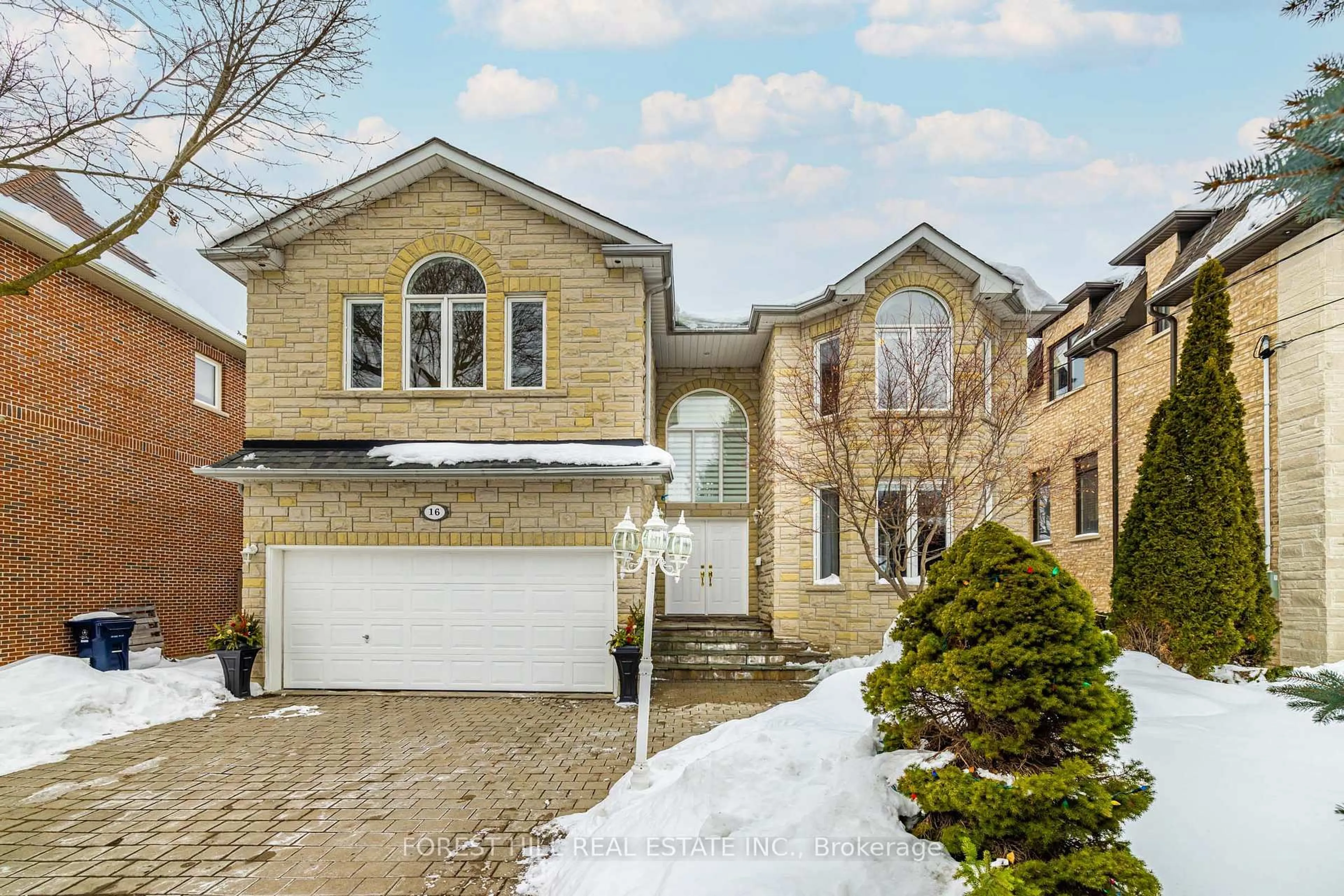 Home with brick exterior material, street for 16 Northwood Dr, Toronto Ontario M2M 2J8