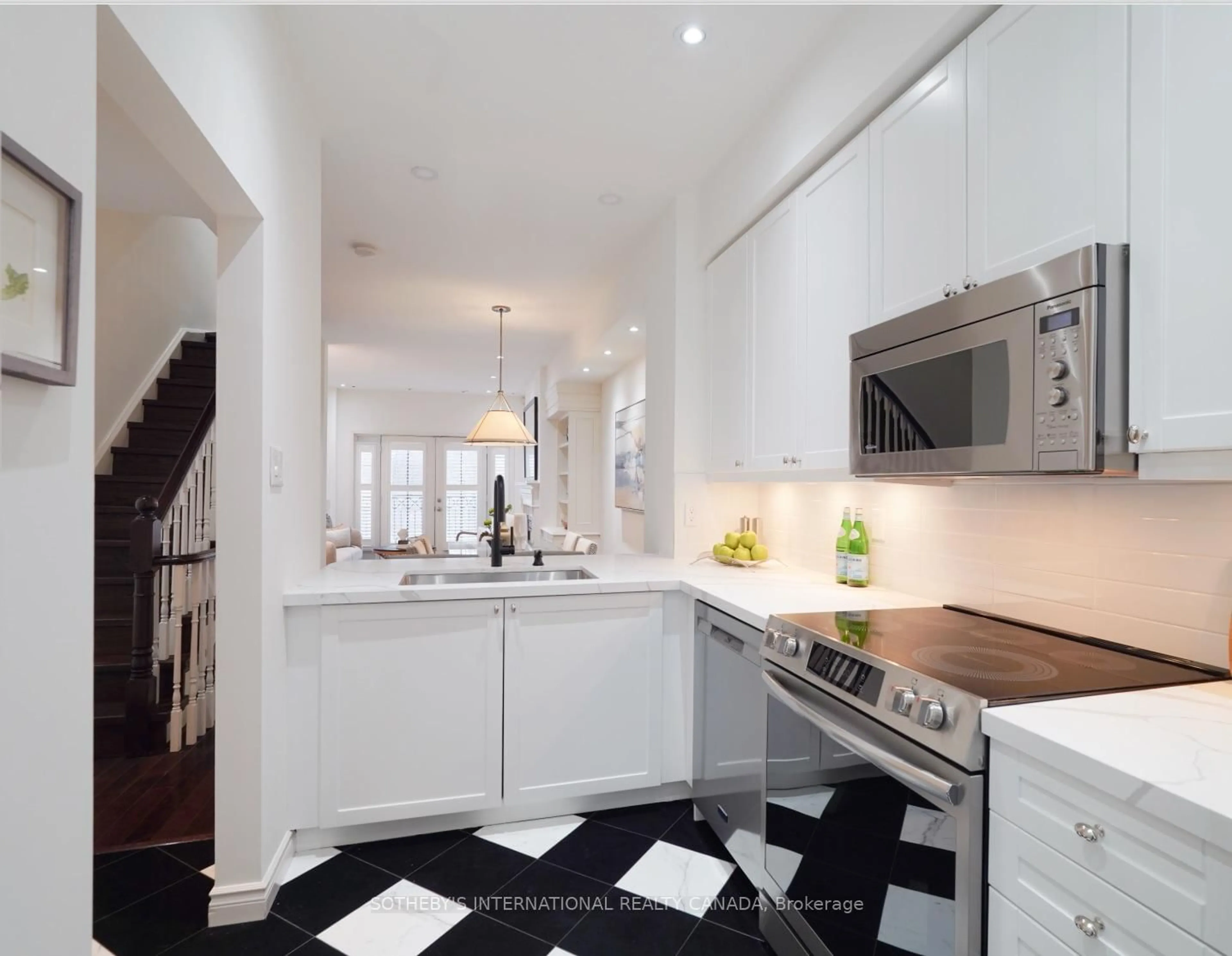 Contemporary kitchen, ceramic/tile floor for 1 Baxter St #2, Toronto Ontario M4W 3W1