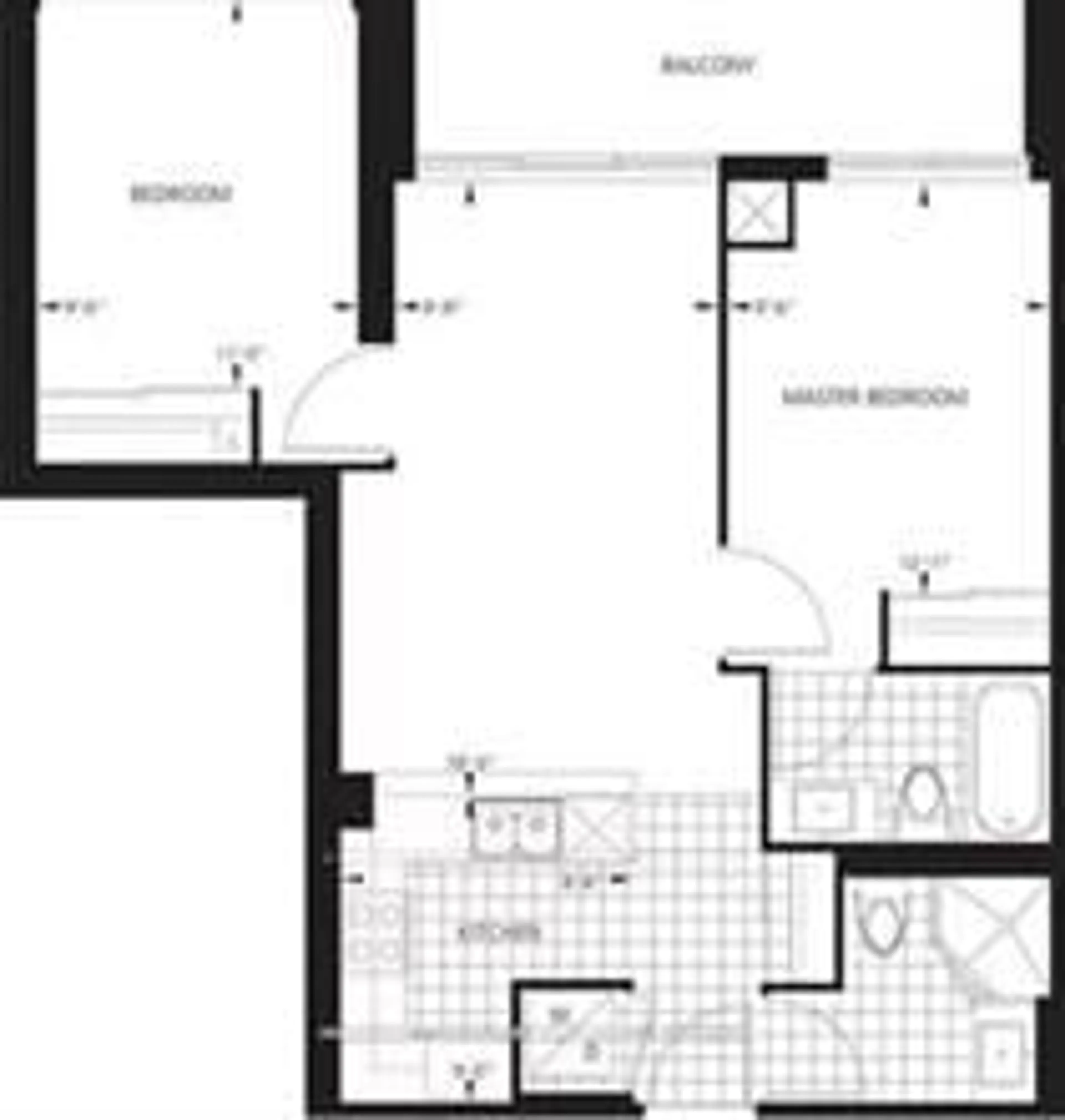 Floor plan for 5168 Yonge St #2906, Toronto Ontario M2N 5P6