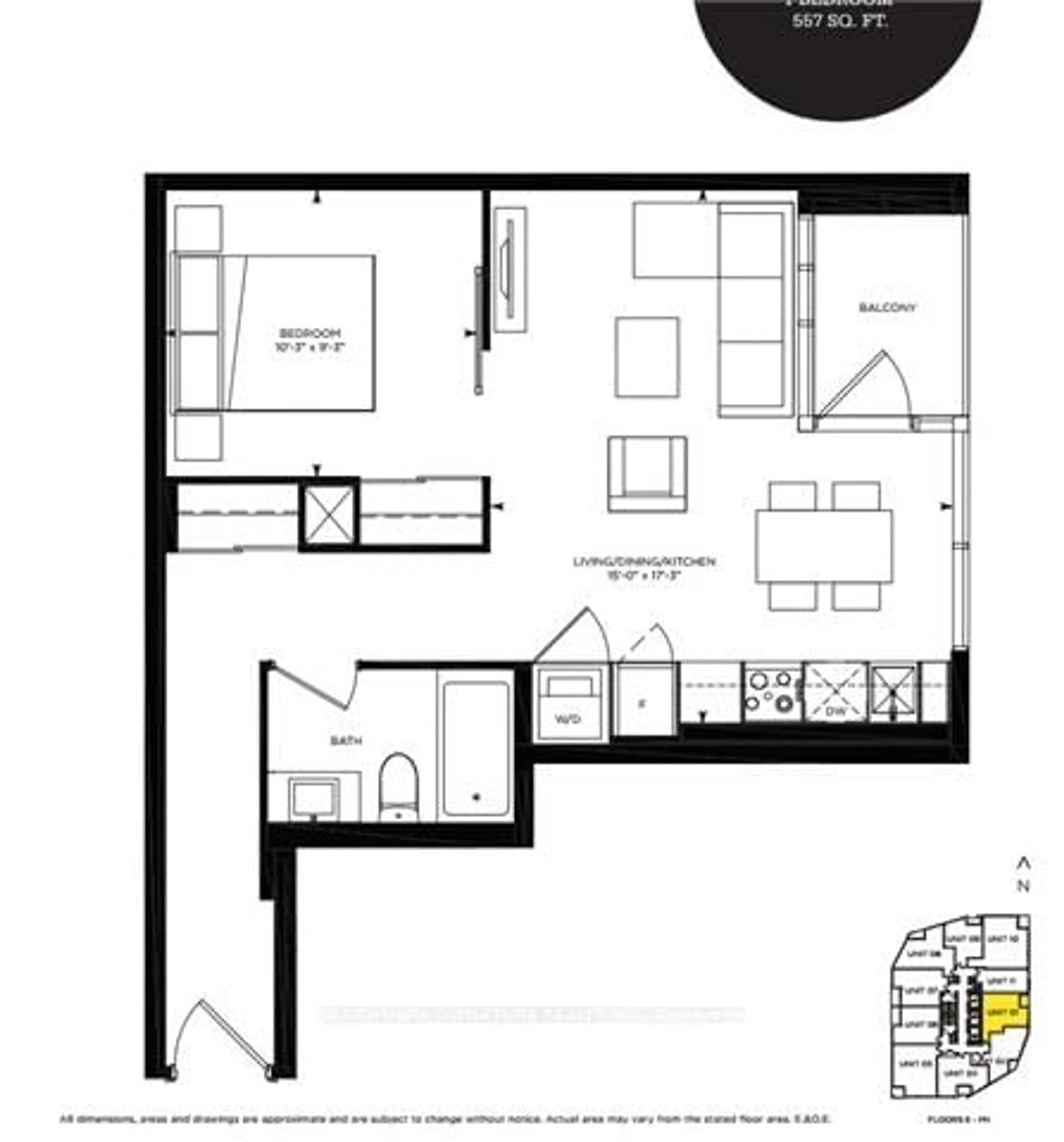 Floor plan for 68 Shuter St #1801, Toronto Ontario M5B 1B4