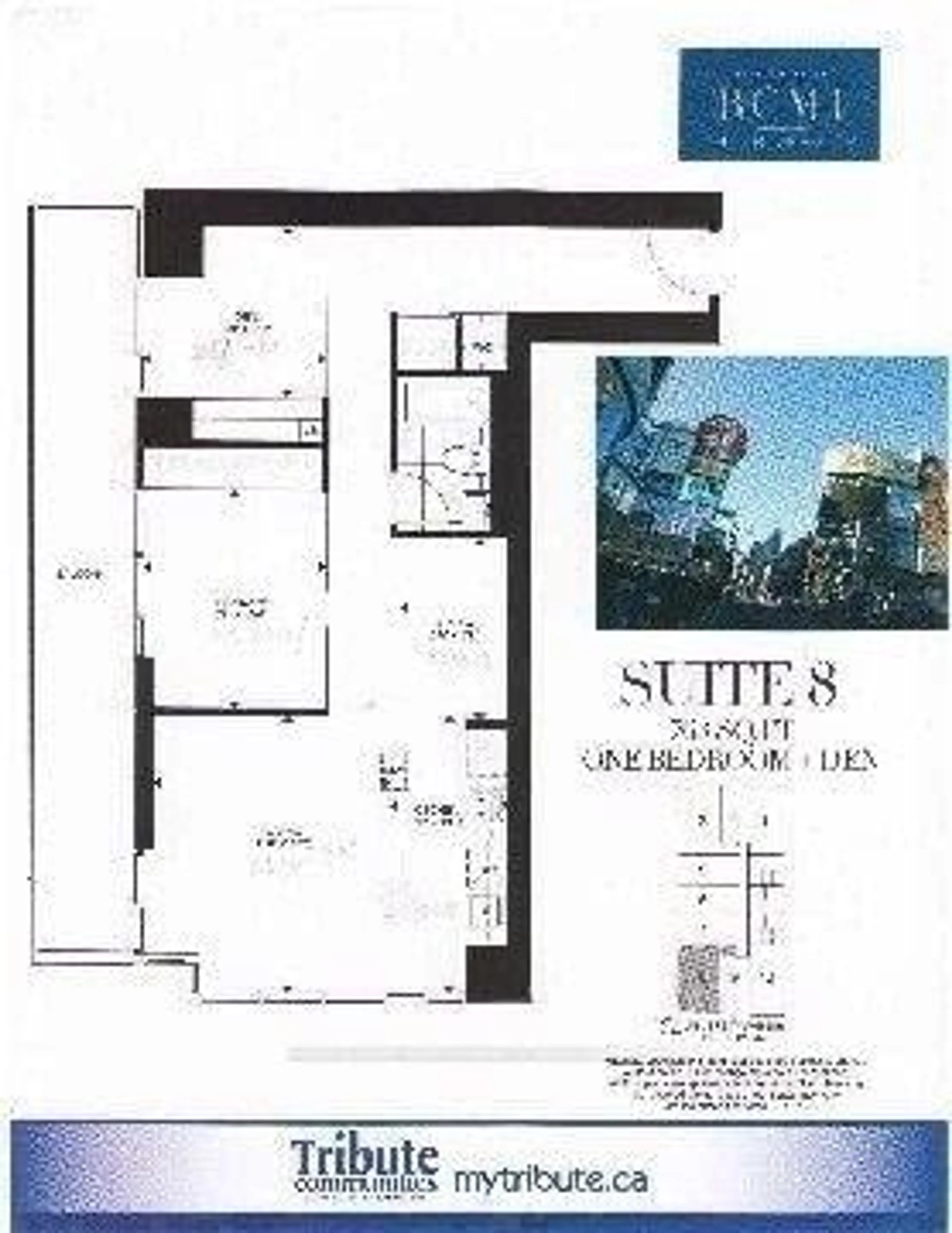 Floor plan for 426 University Ave #3608, Toronto Ontario M5G 1S9