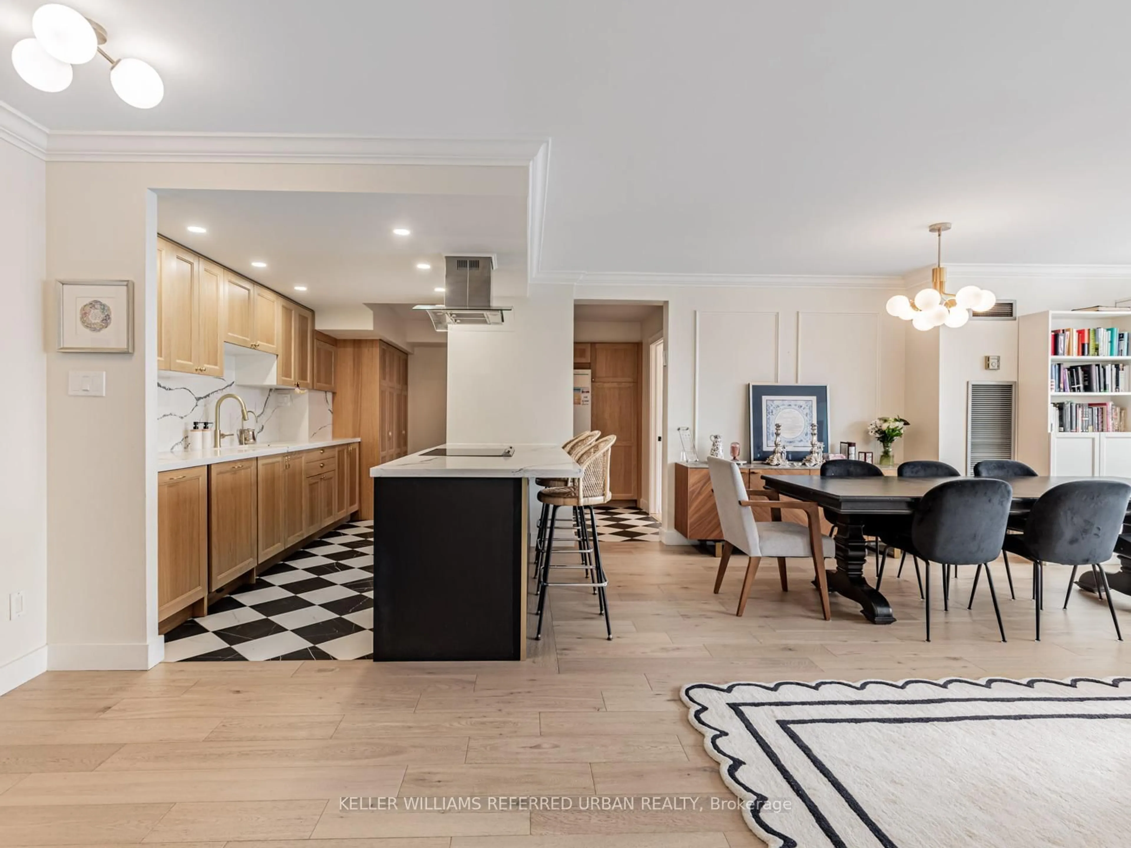 Open concept kitchen, unknown for 3000 Bathurst St #412, Toronto Ontario M6B 3B4