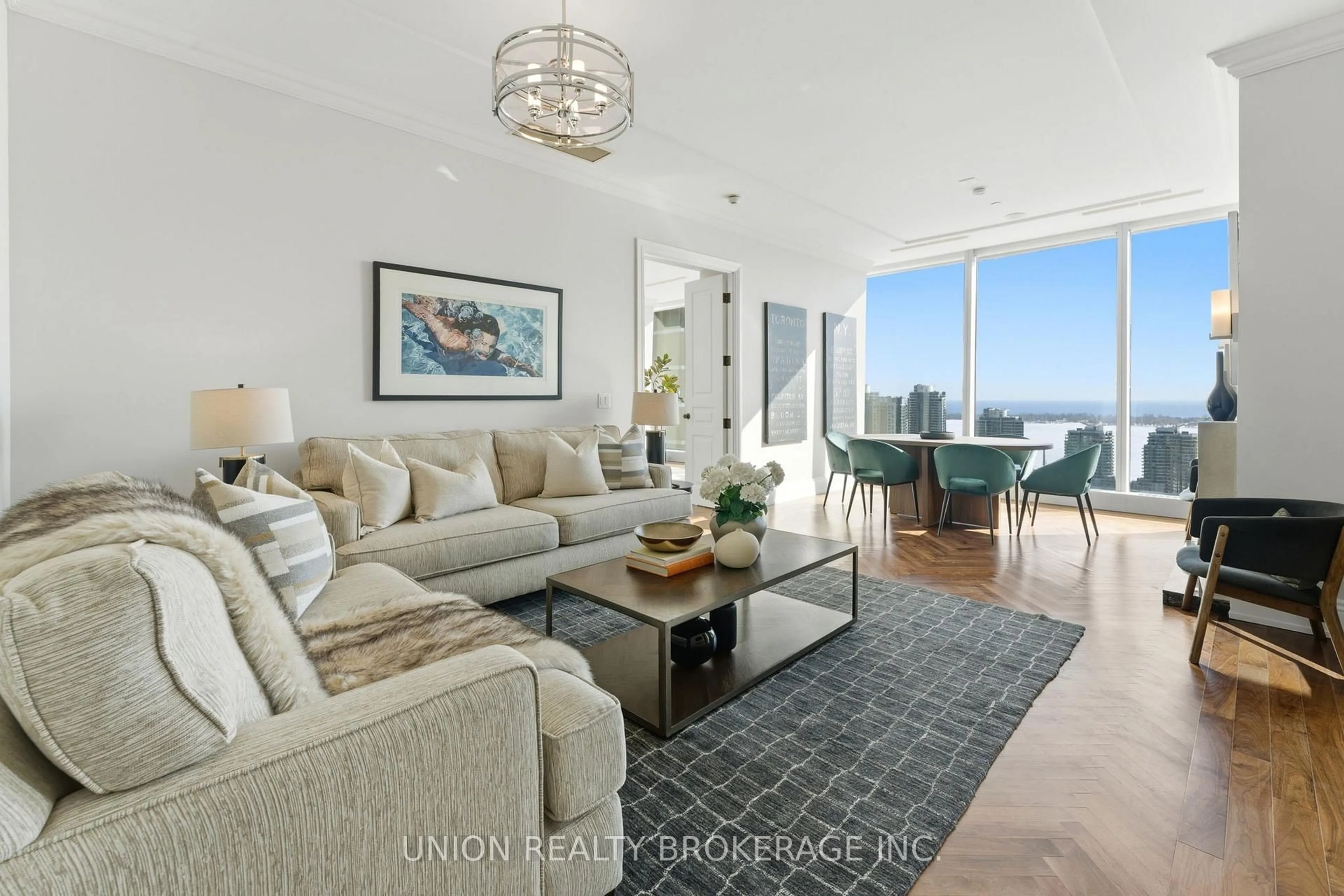 Living room with furniture, unknown for 183 Wellington St #2805, Toronto Ontario M5V 0A1