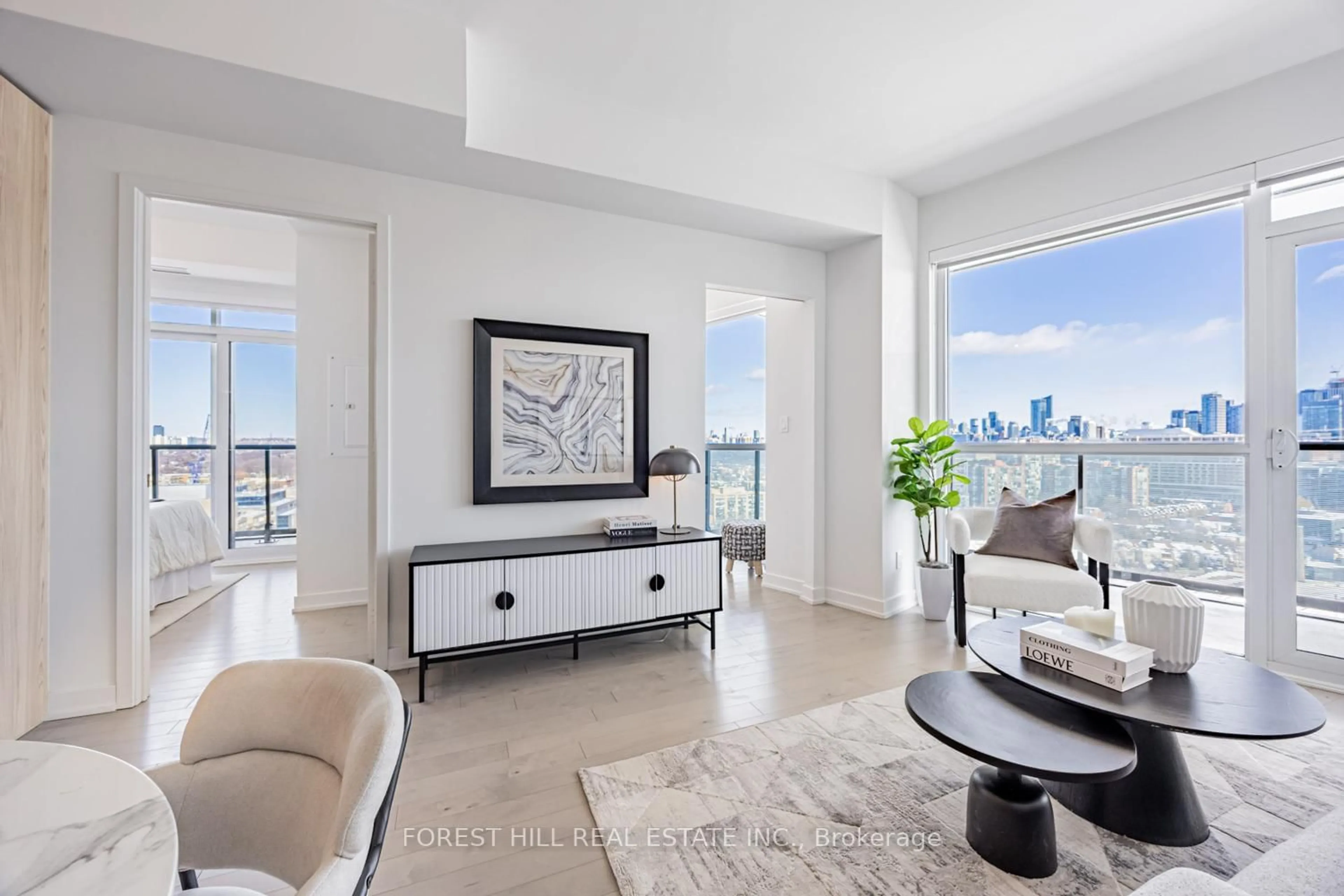 Living room with furniture, unknown for 30 Ordnance St #1909, Toronto Ontario M6K 0C8