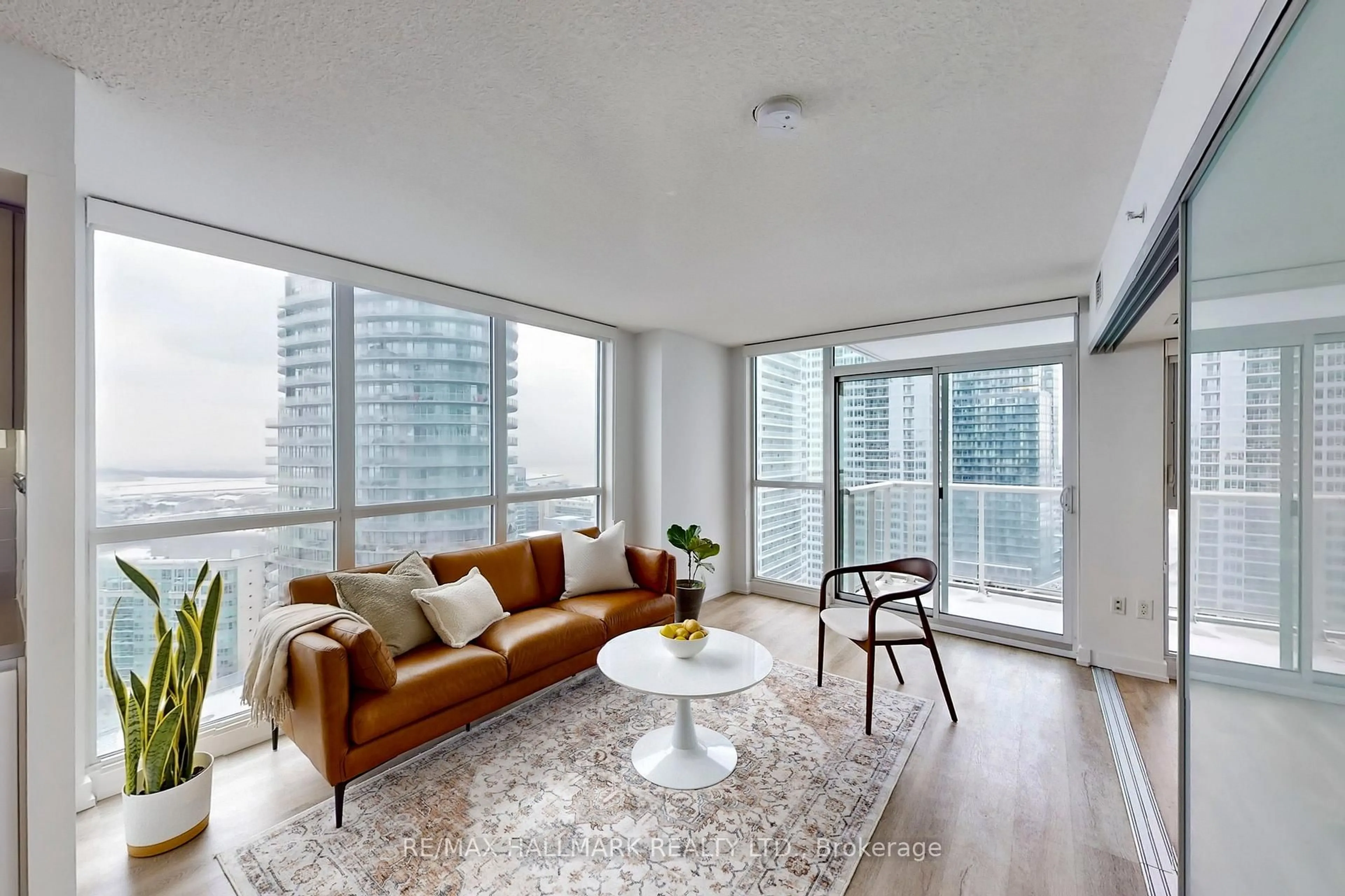 Living room with furniture, unknown for 75 Queens Wharf Rd #2208, Toronto Ontario M5V 0J8