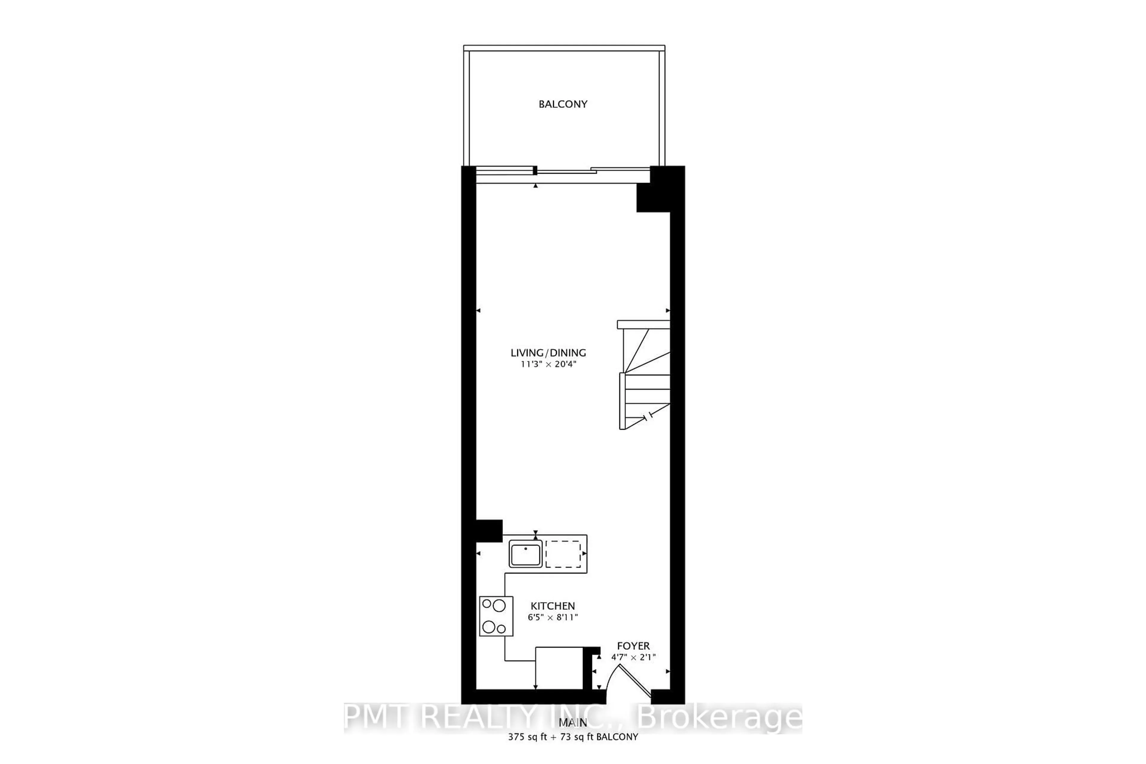Floor plan for 388 Richmond St #905, Toronto Ontario M5V 3P1