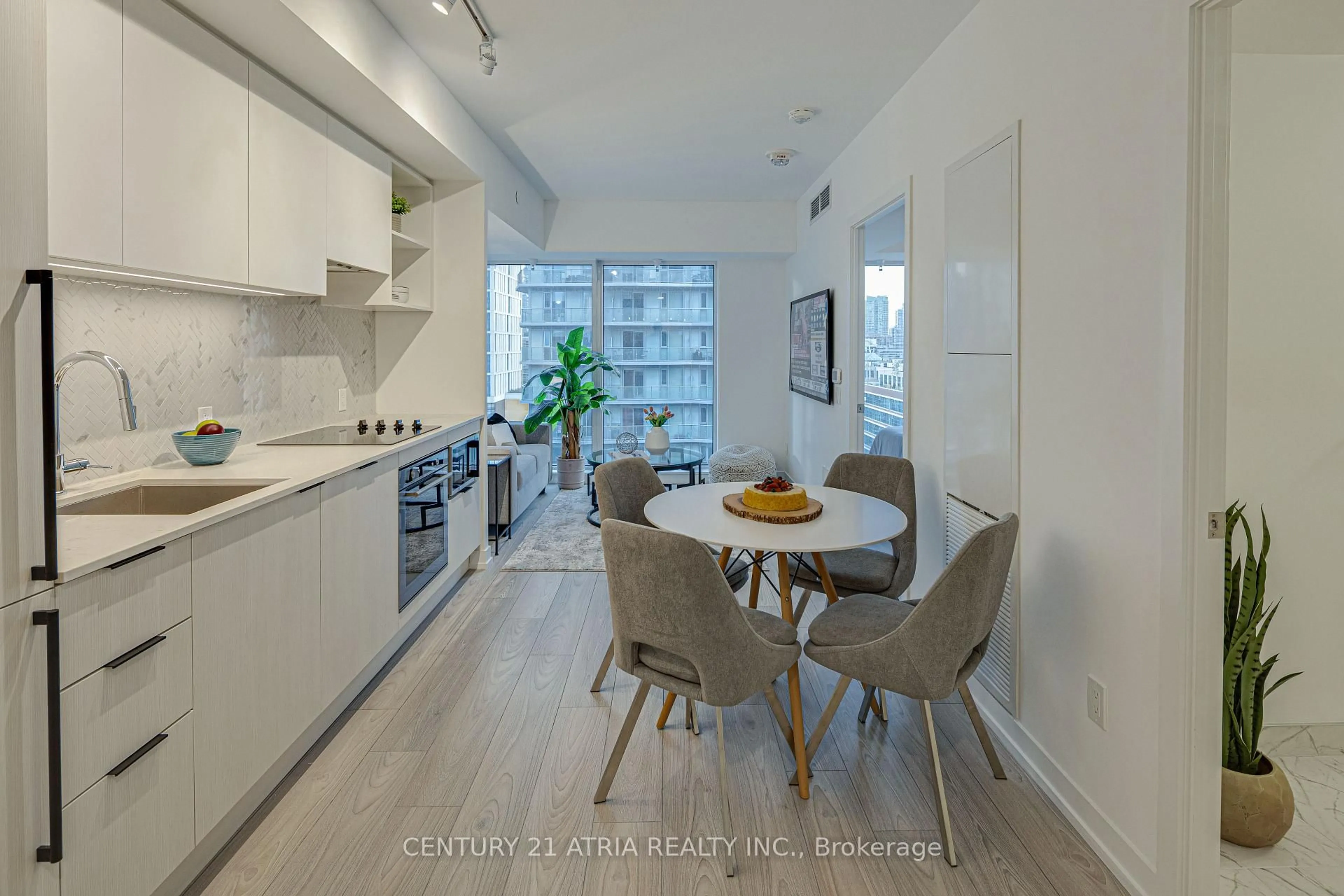 Open concept kitchen, unknown for 82 Dalhousie St #2215, Toronto Ontario M5B 0C5