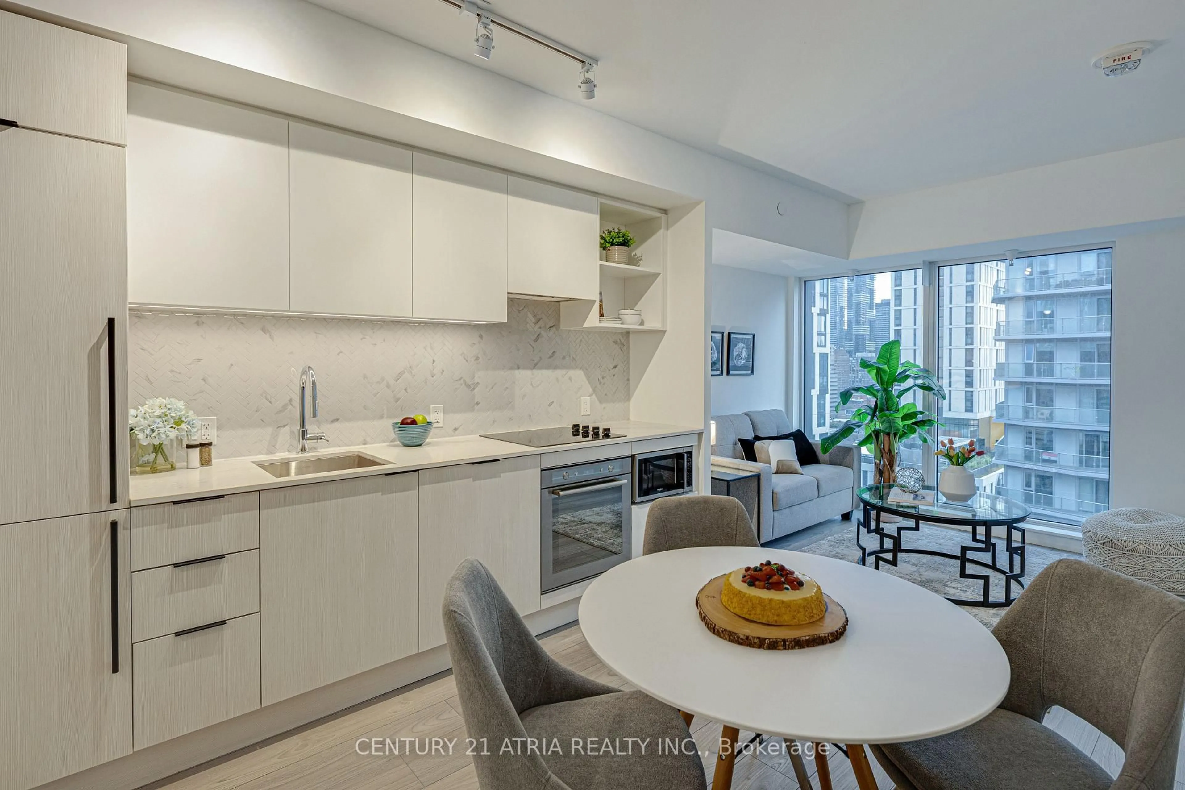 Open concept kitchen, unknown for 82 Dalhousie St #2215, Toronto Ontario M5B 0C5