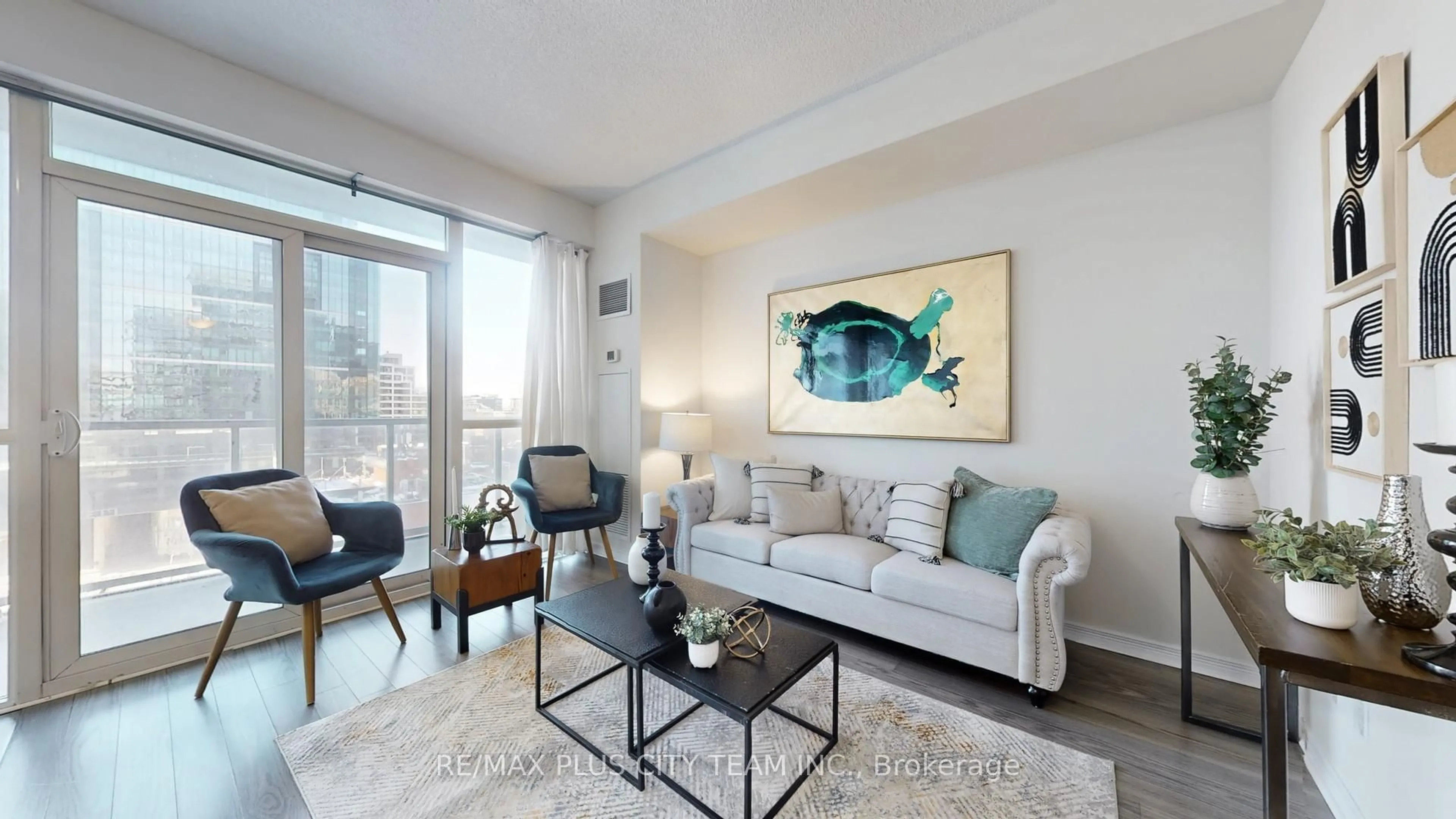 Living room with furniture, unknown for 352 Front St #1212, Toronto Ontario M5V 0K3