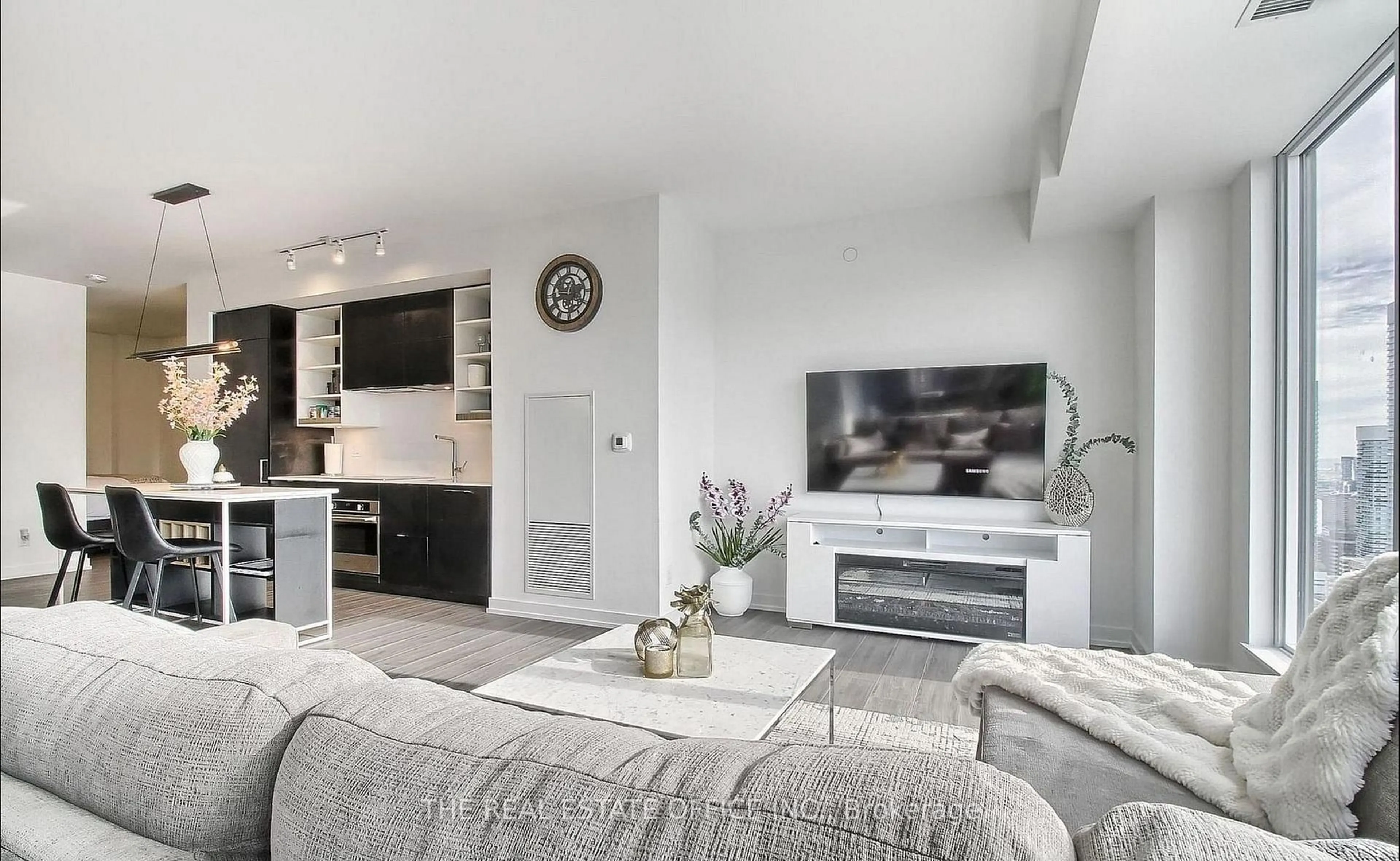 Living room with furniture, unknown for 20 Edward St #2903, Toronto Ontario M5G 0C5