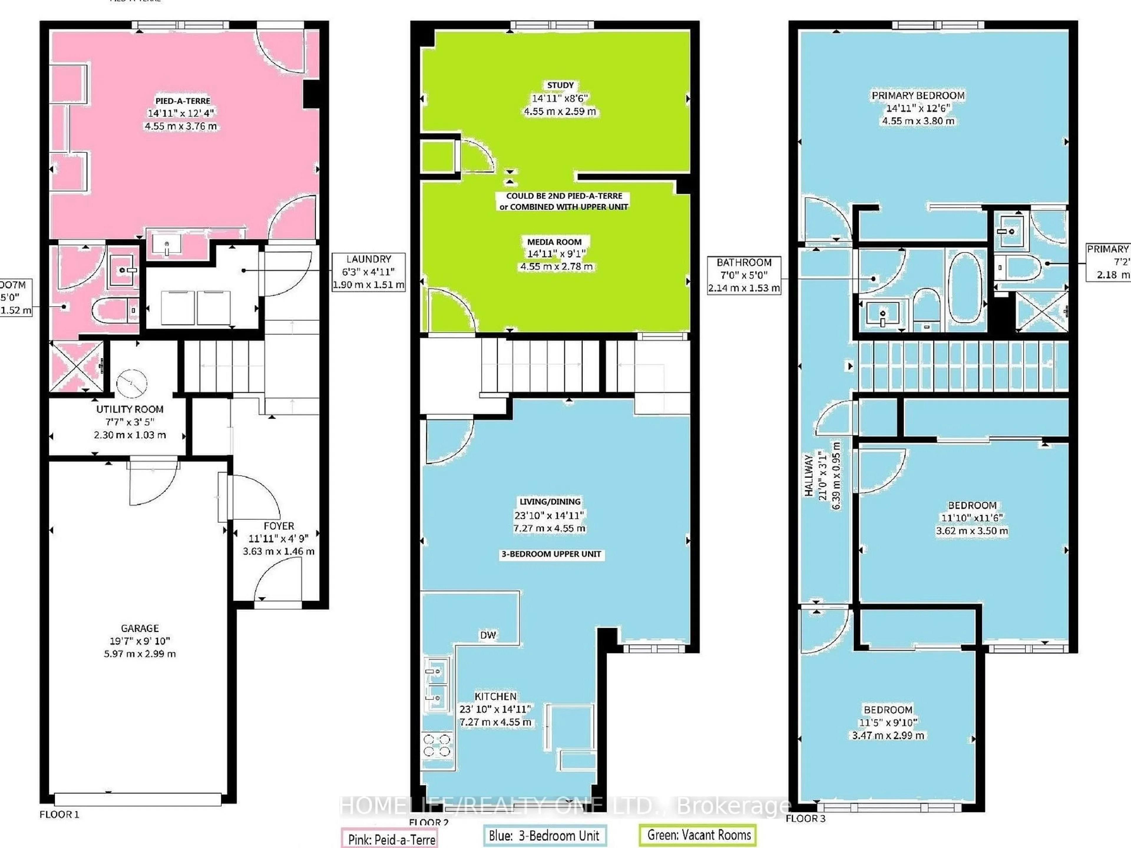 Floor plan for 77 Tecumseth St, Toronto Ontario M6J 2G8