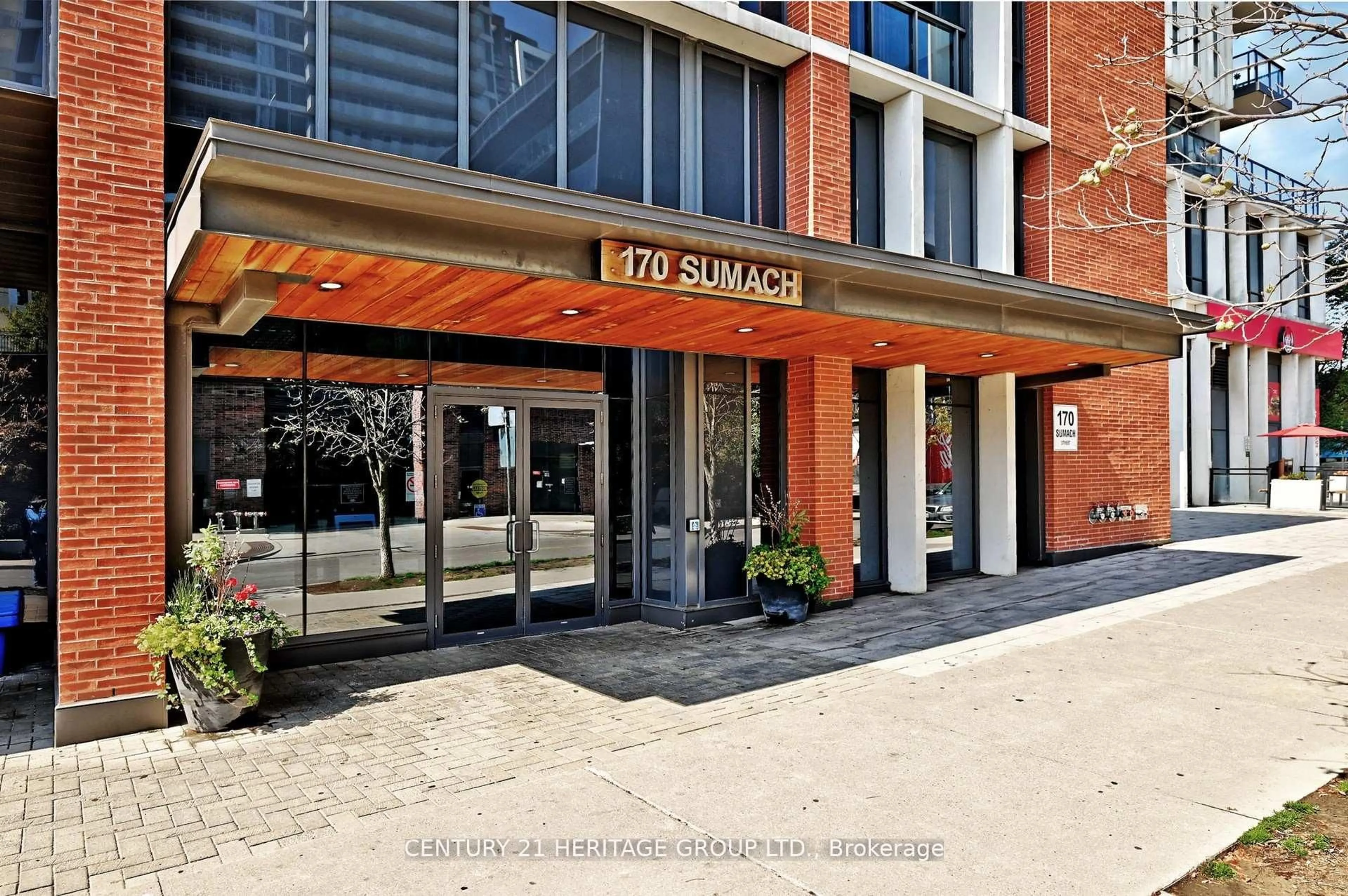 Indoor foyer for 170 Sumach St #1201, Toronto Ontario M5A 0C3