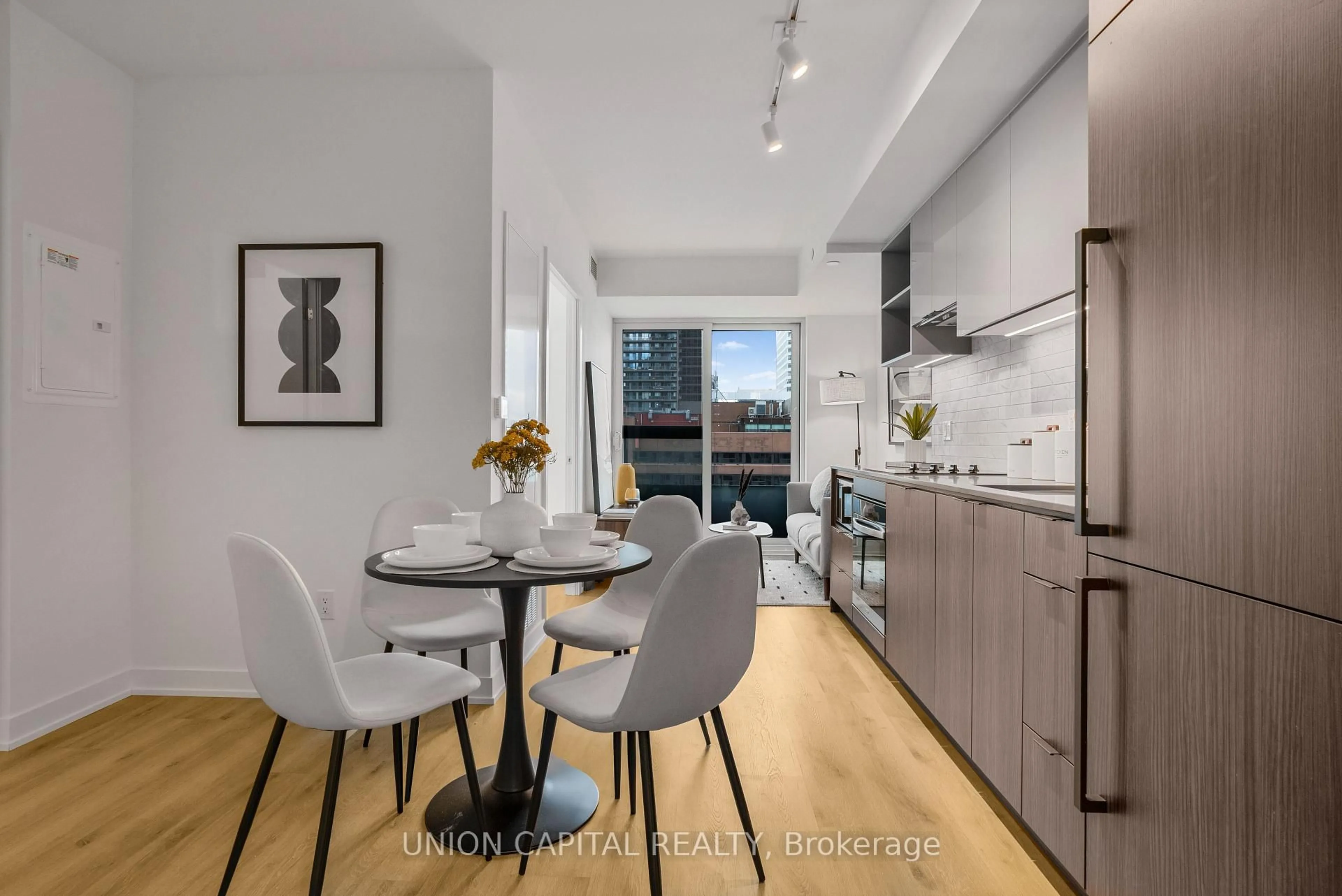 Open concept kitchen, unknown for 252 Church St #1801, Toronto Ontario M5B 0E6