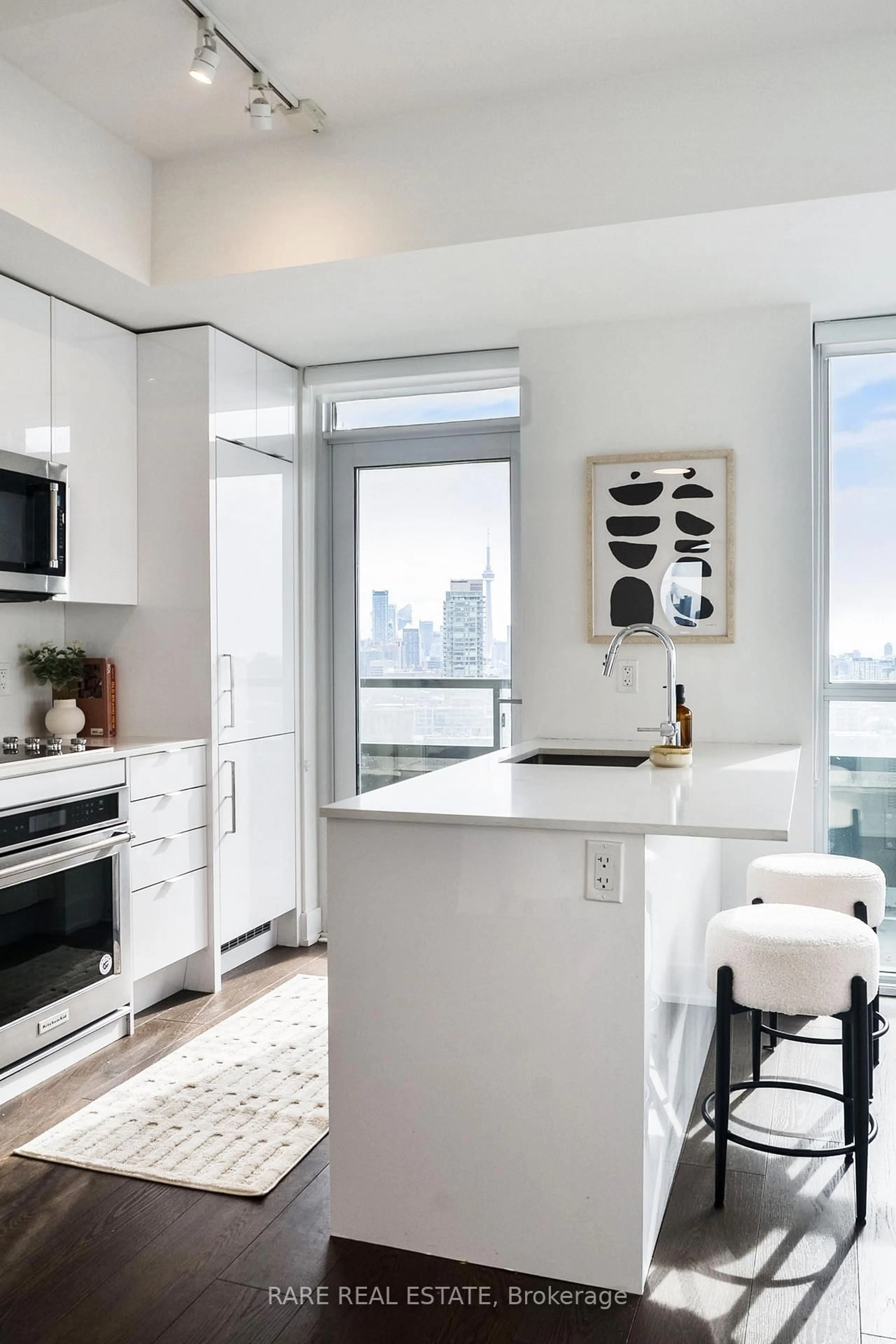 Contemporary kitchen, unknown for 181 Bedford Rd #2009, Toronto Ontario M5R 0C2