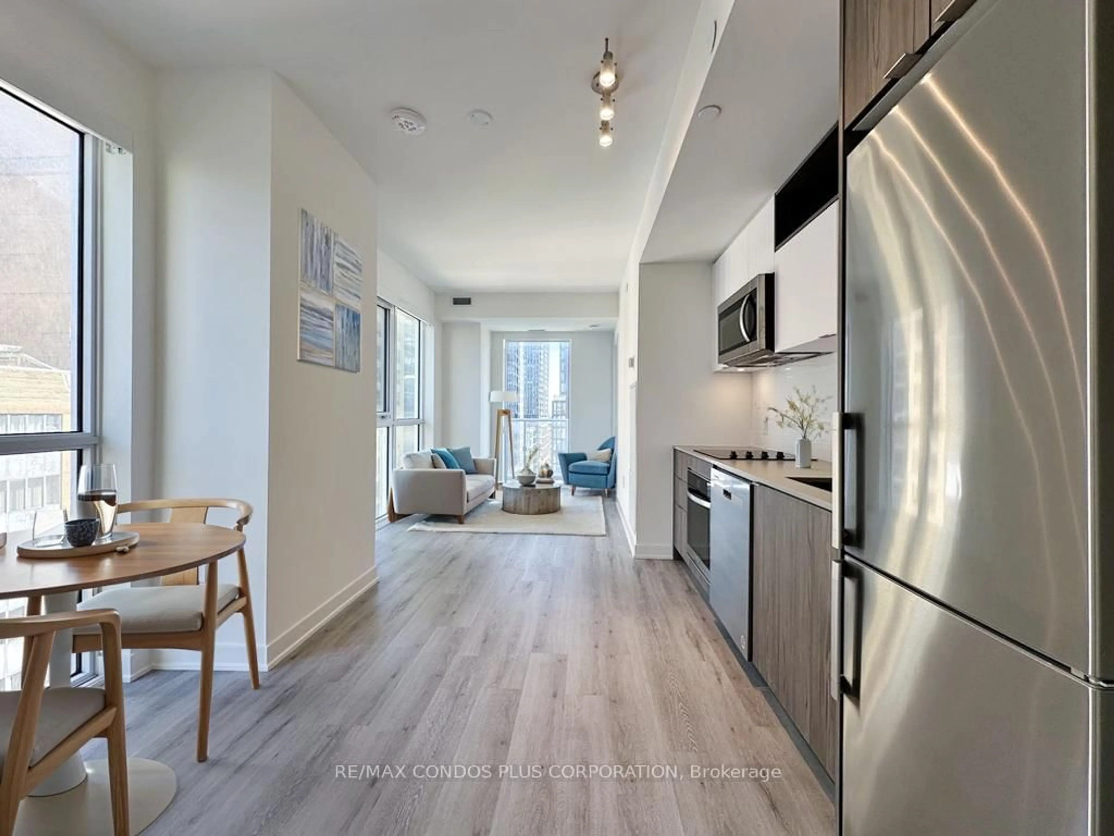 Open concept kitchen, unknown for 100 Dalhousie St #907, Toronto Ontario M5B 0C7