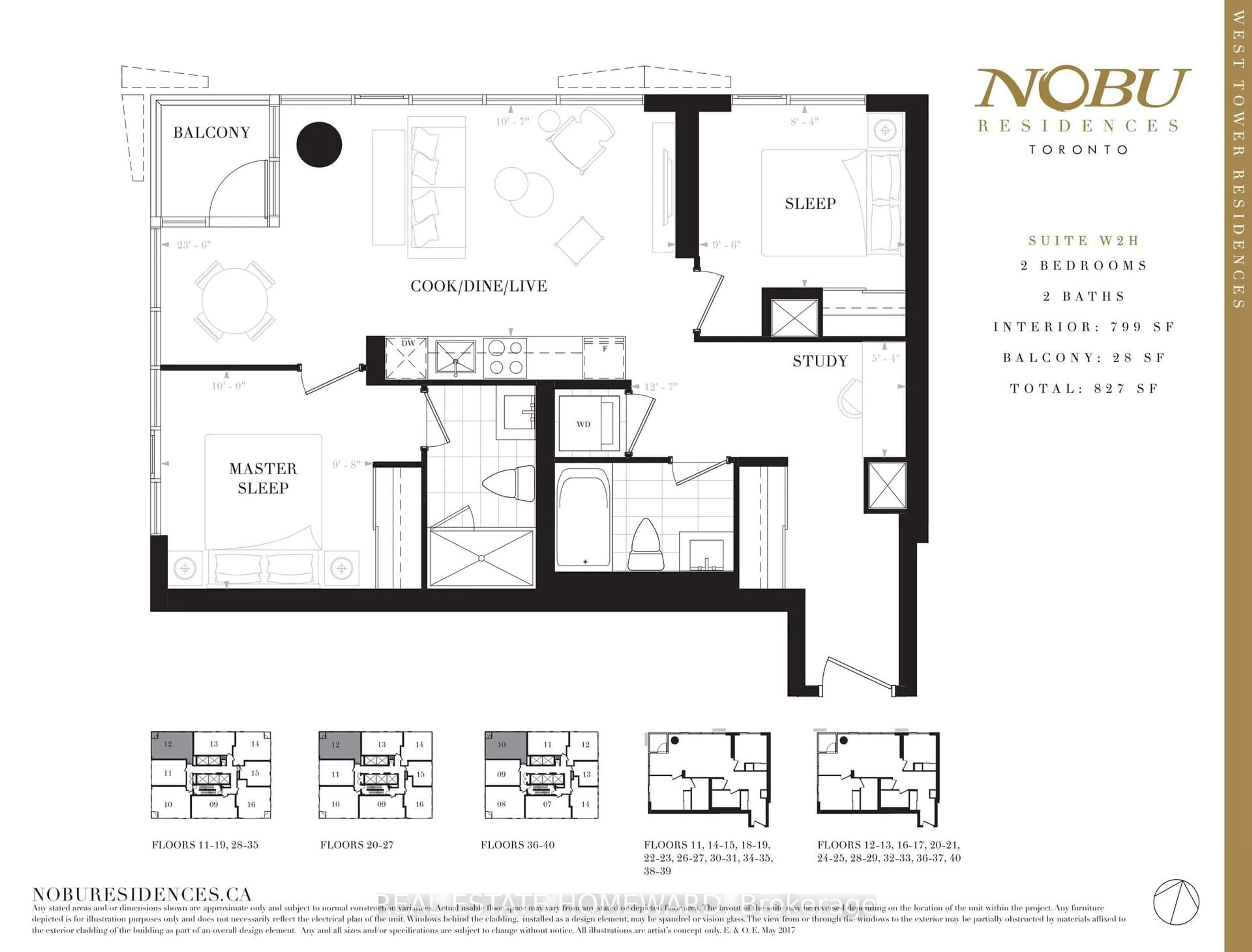 Floor plan for 35 Mercer St #2112, Toronto Ontario M5V 1H2