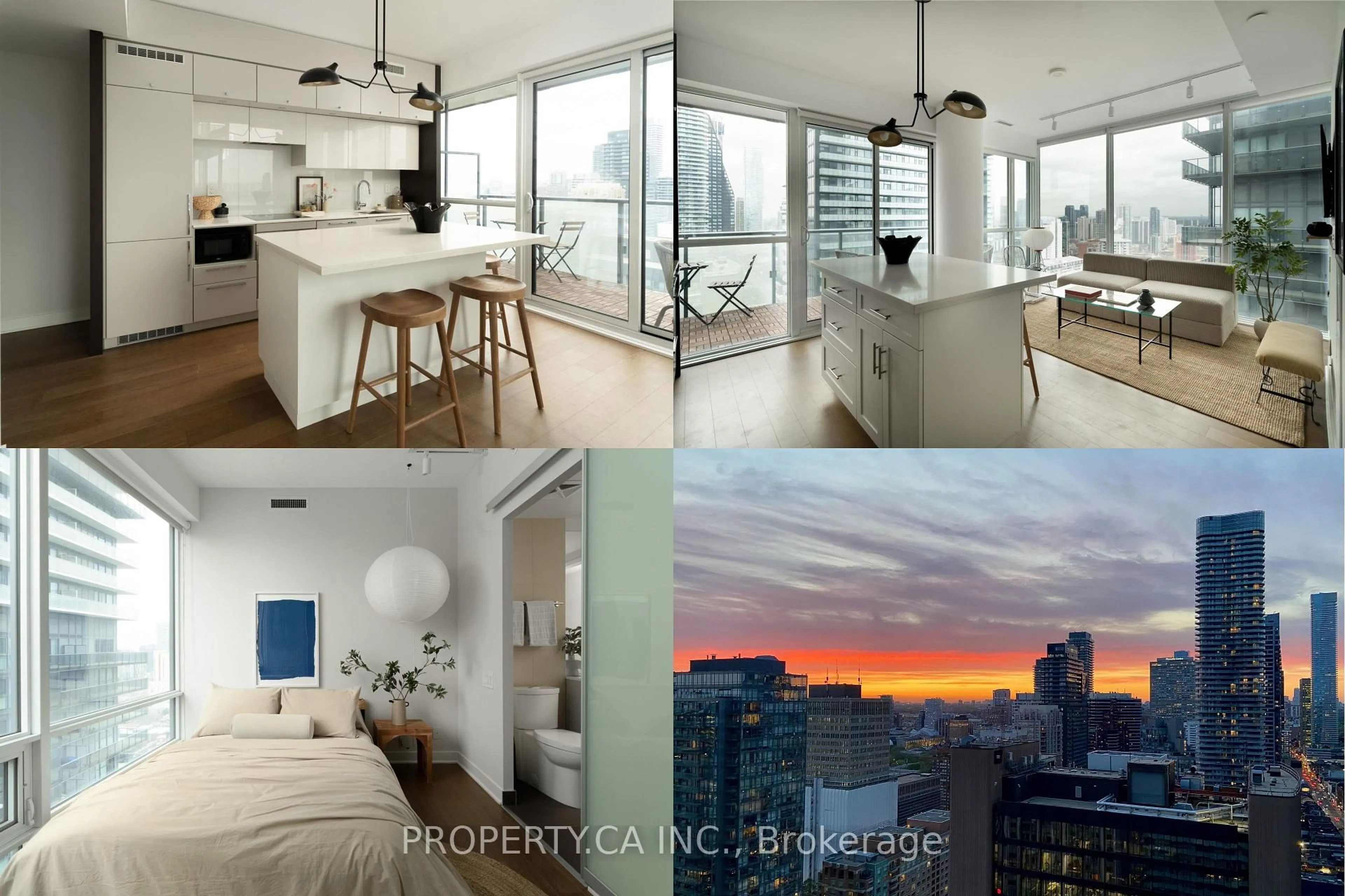 Open concept kitchen, unknown for 15 Grenville St #3308, Toronto Ontario M4Y 0B9
