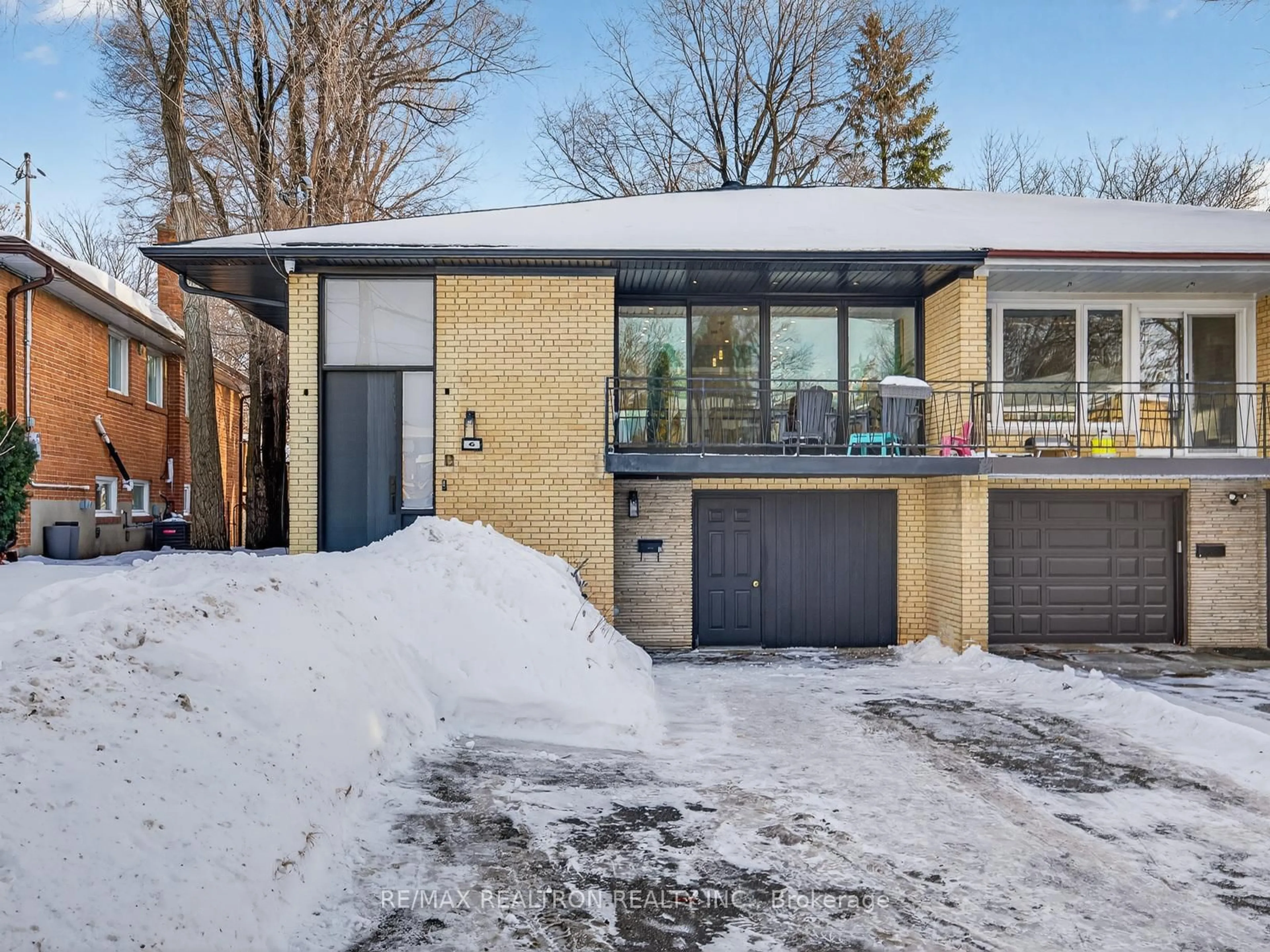 Home with brick exterior material, street for 6 Carscadden Dr, Toronto Ontario M2R 2A7