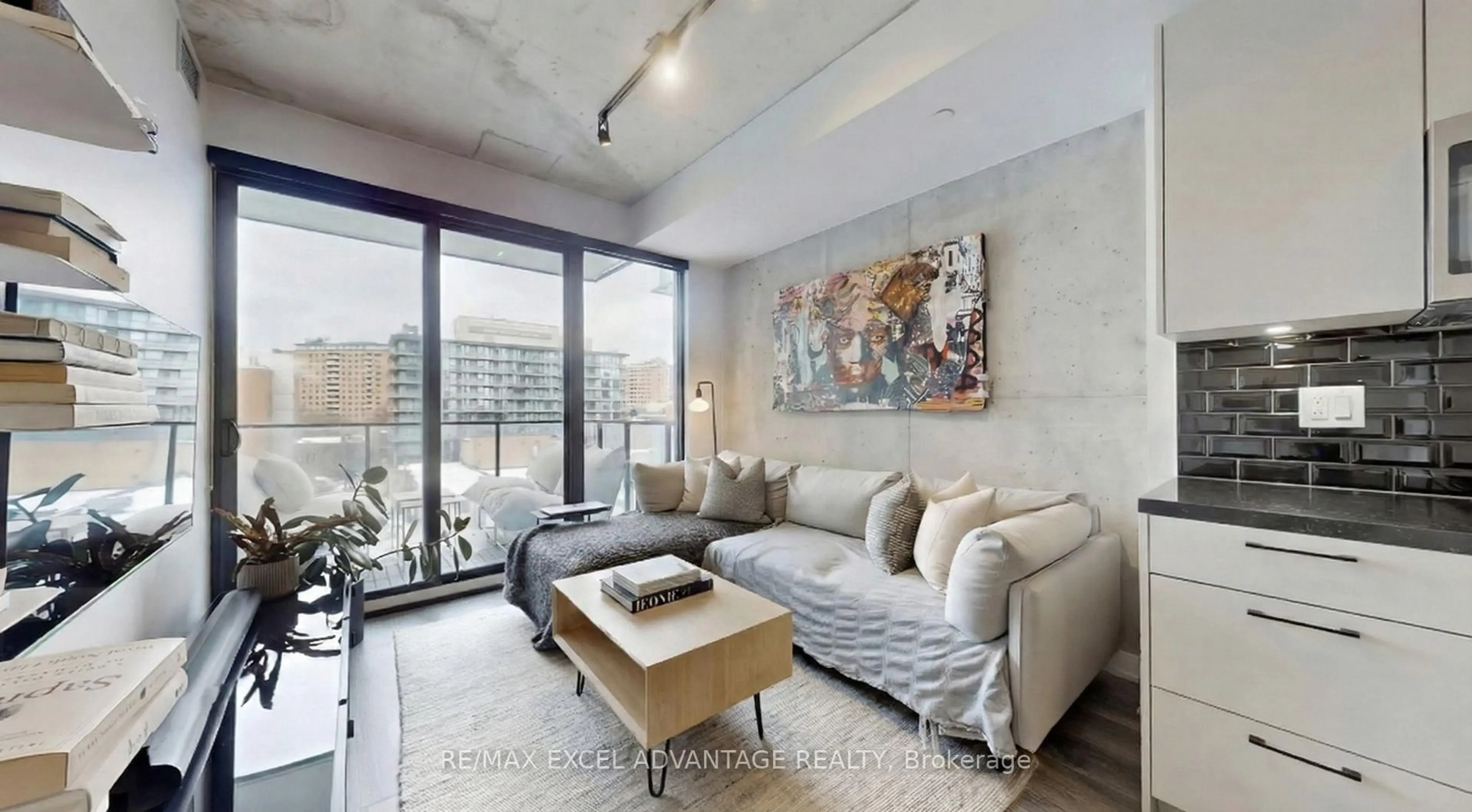 Living room with furniture, unknown for 55 Ontario St #602, Toronto Ontario M5A 0T8