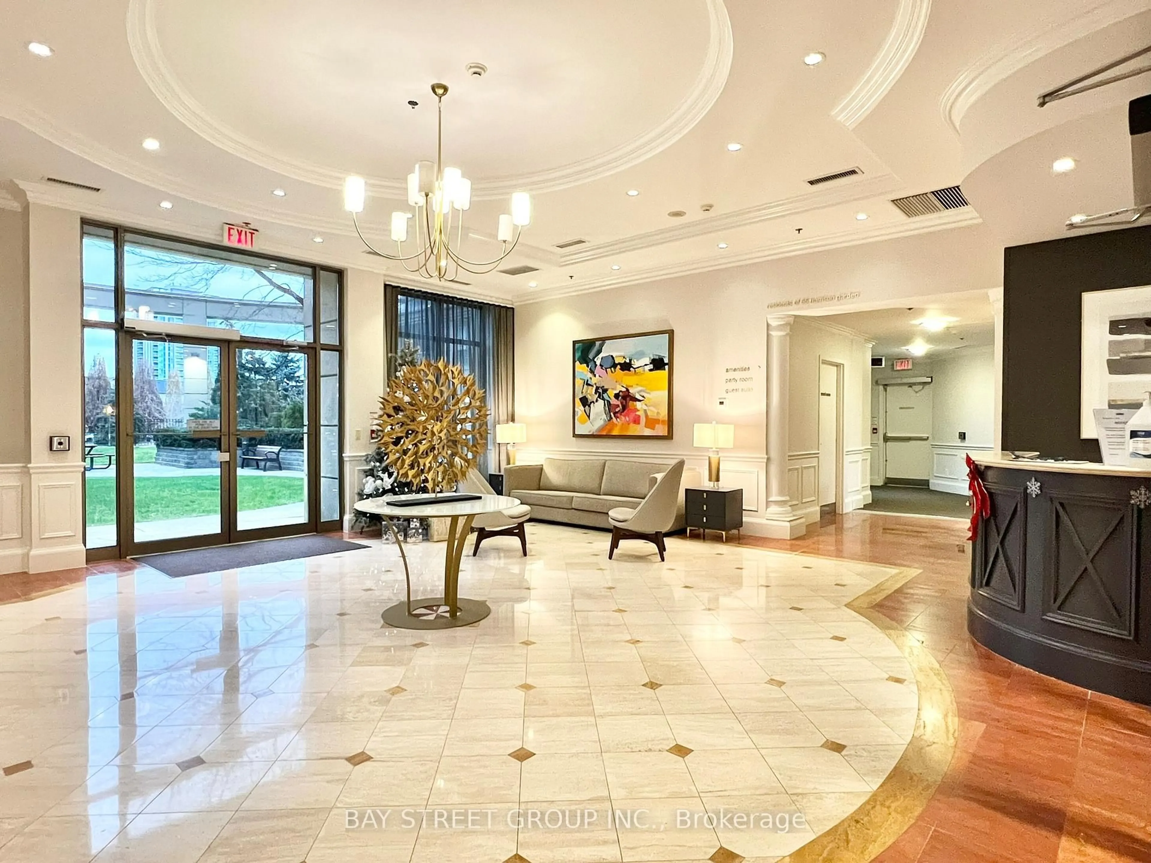 Lobby for 55 Harrison Garden Blvd #401, Toronto Ontario M2N 7G3