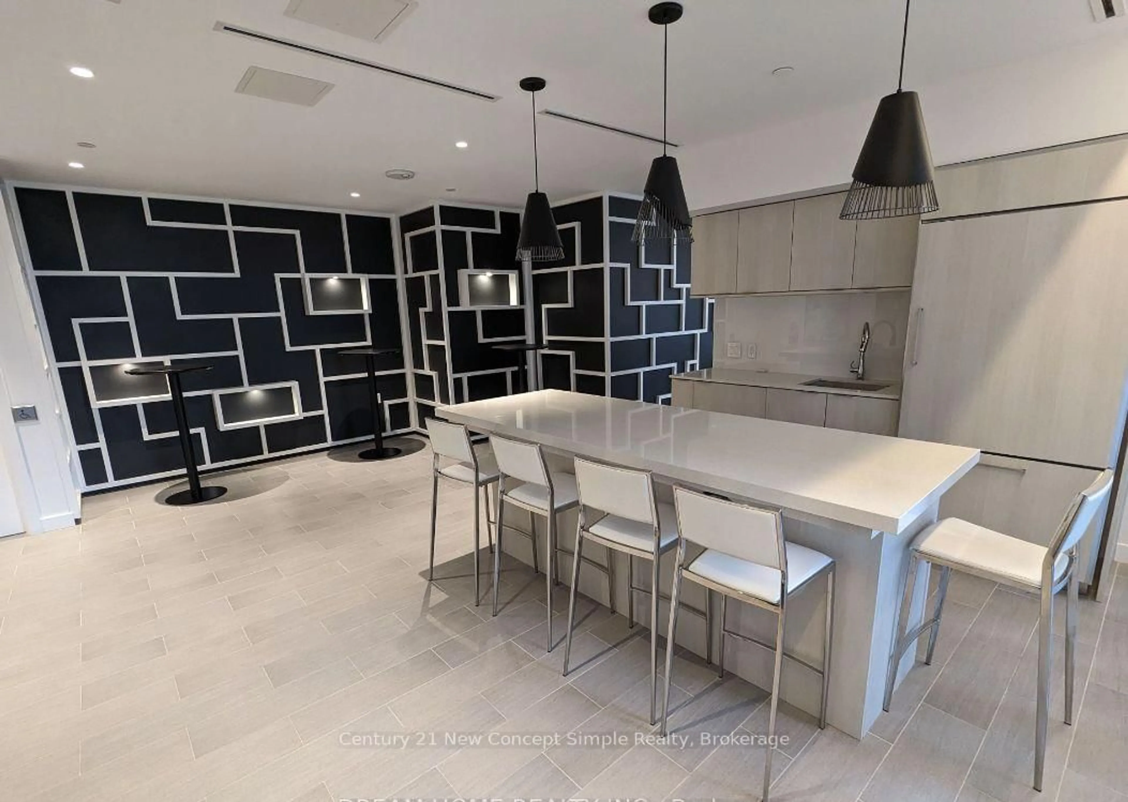 Contemporary kitchen, ceramic/tile floor for 195 Redpath Ave #702, Toronto Ontario M4P 0E4