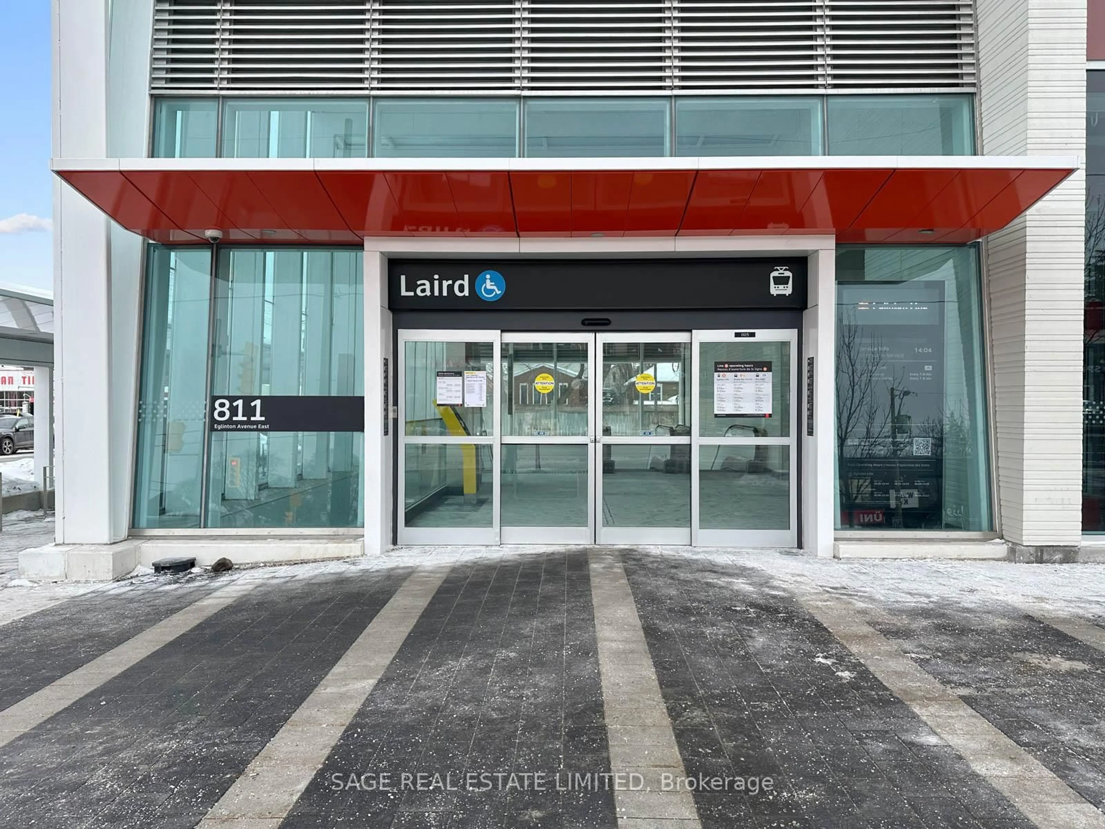 Lobby for 35 Brian Peck Cres #909, Toronto Ontario M4G 4K4