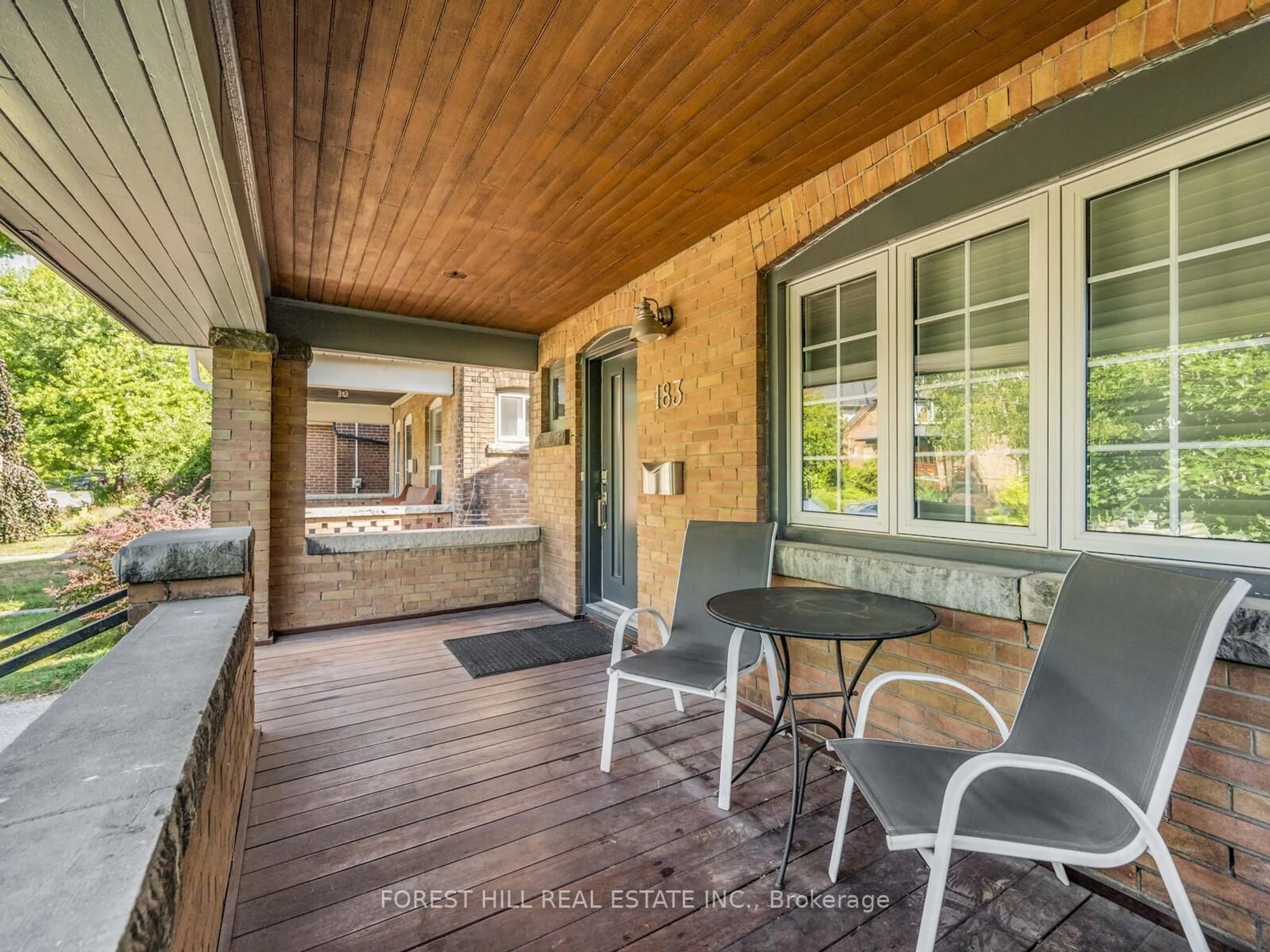 Patio, street for 183 Wychwood Ave, Toronto Ontario M6C 2T4