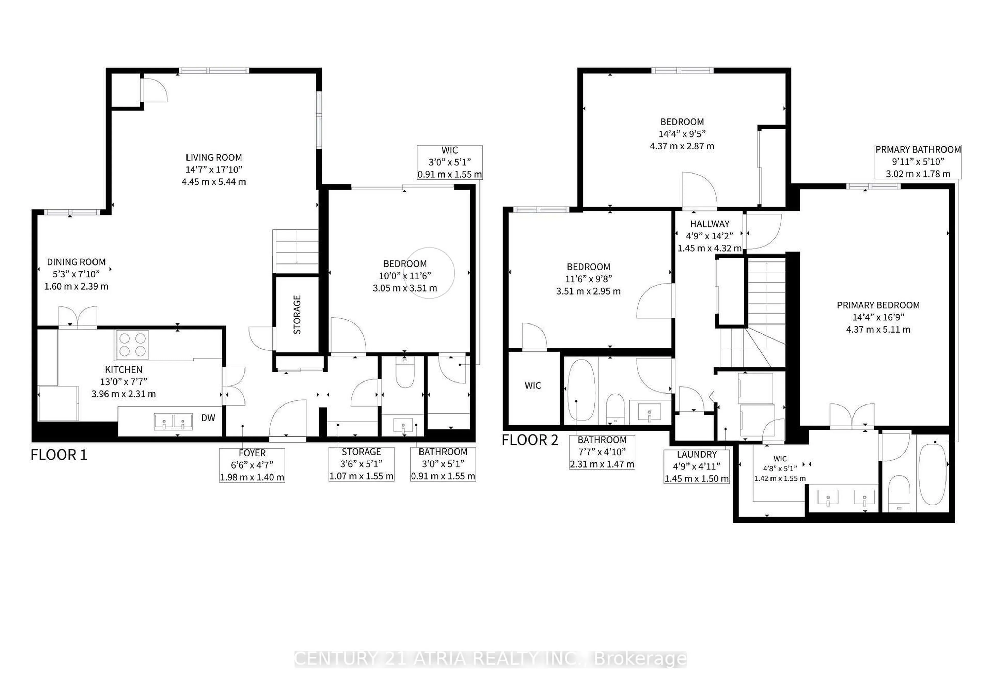 Floor plan for 4005 Don Mills Rd #340, Toronto Ontario M2H 3J9