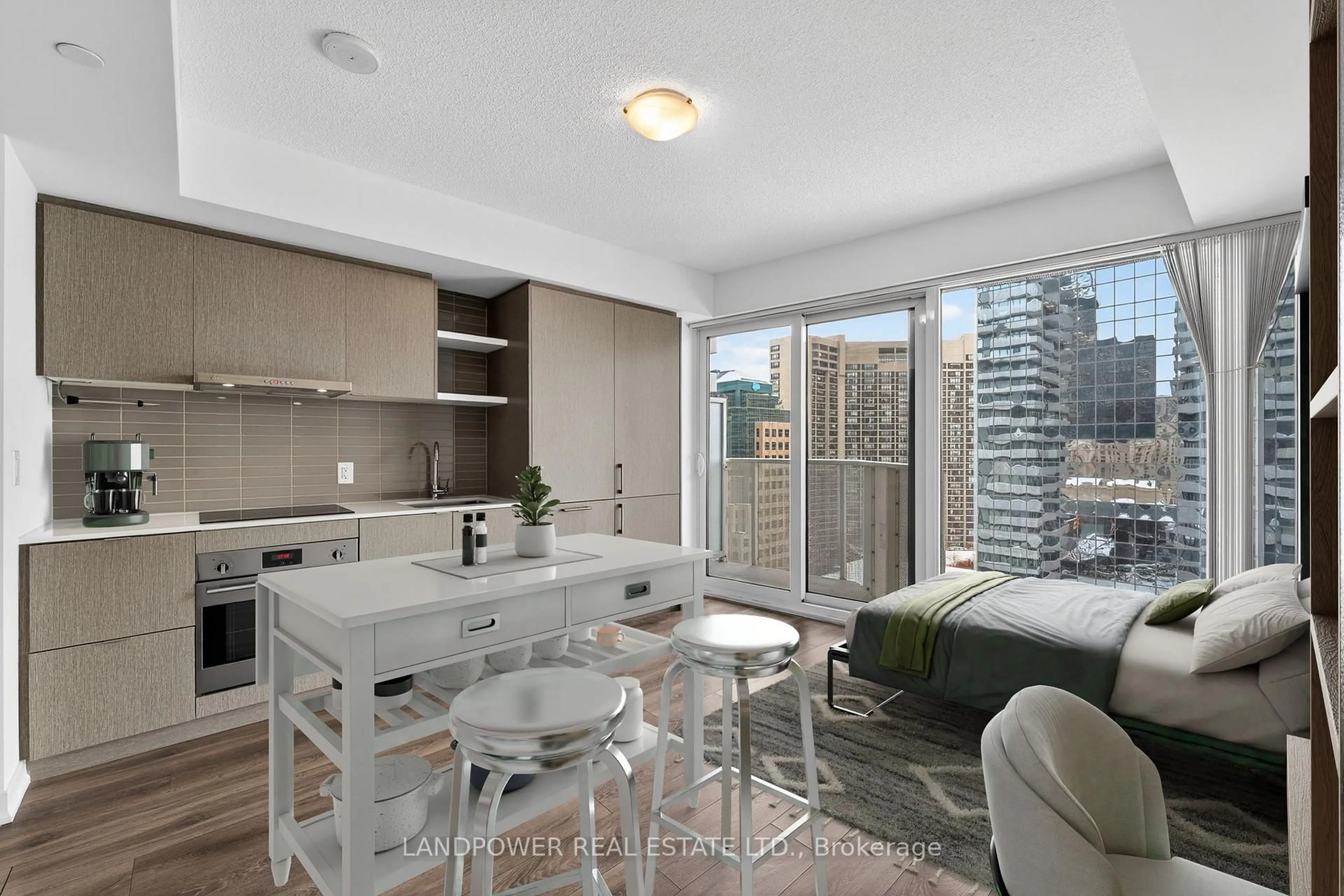 Standard kitchen, unknown for 100 Harbour St #1908, Toronto Ontario M5J 0B5