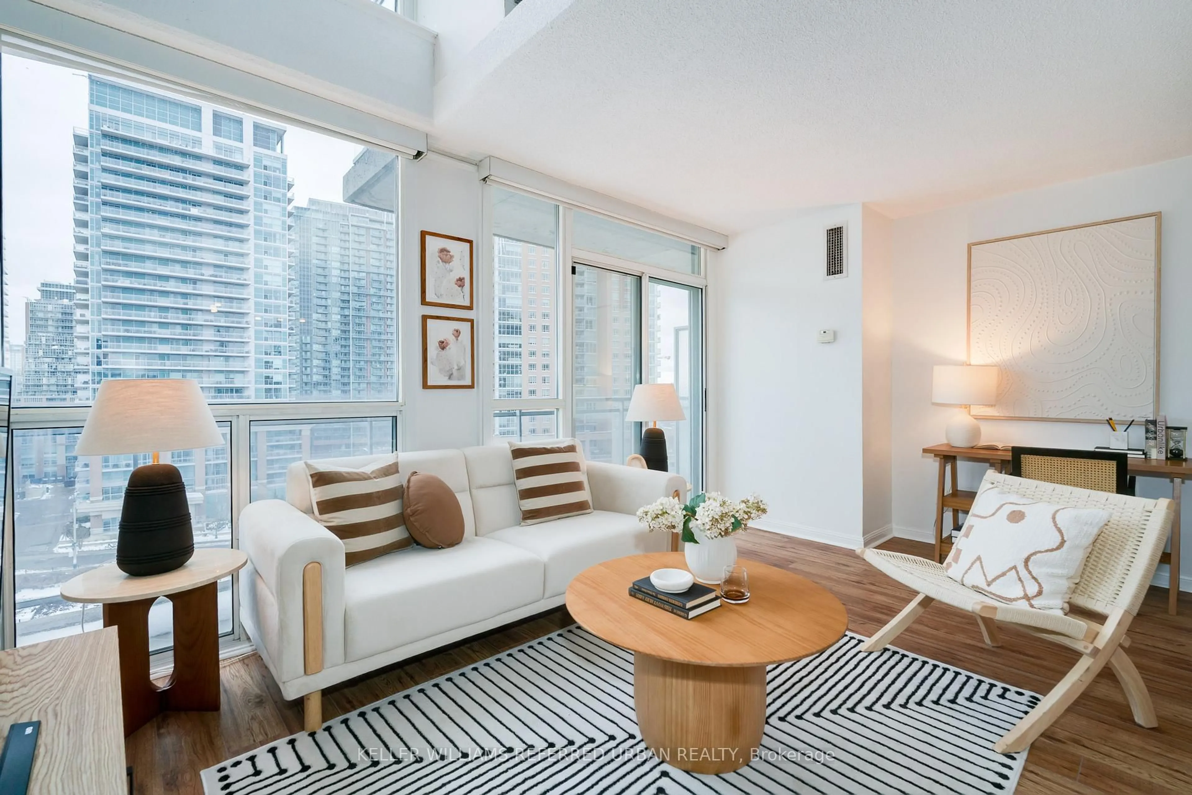 Living room with furniture, unknown for 1029 King St #1004, Toronto Ontario M6K 3M9